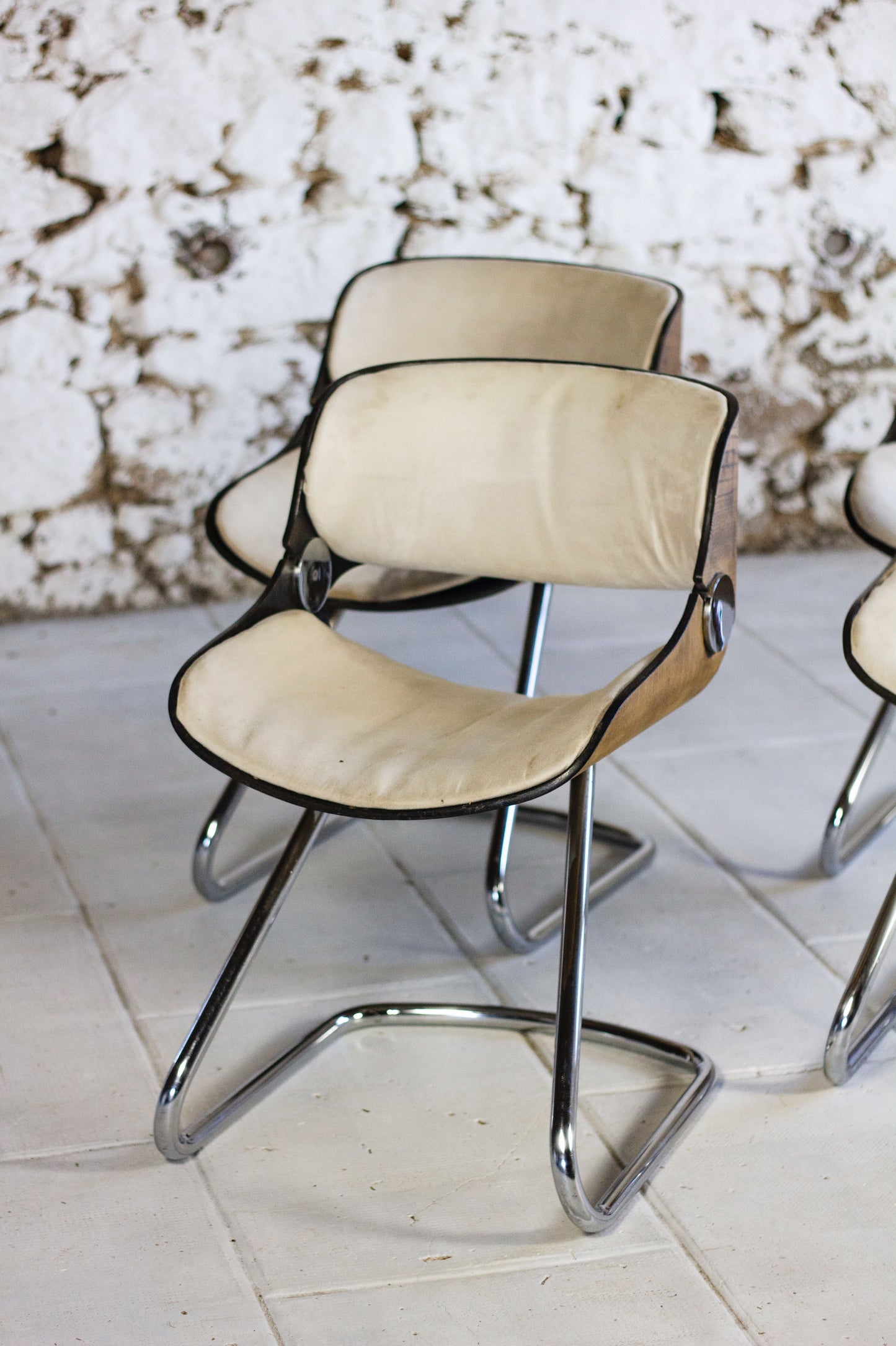 4 chaises Arpège par Etienne Fermigier, 1970
