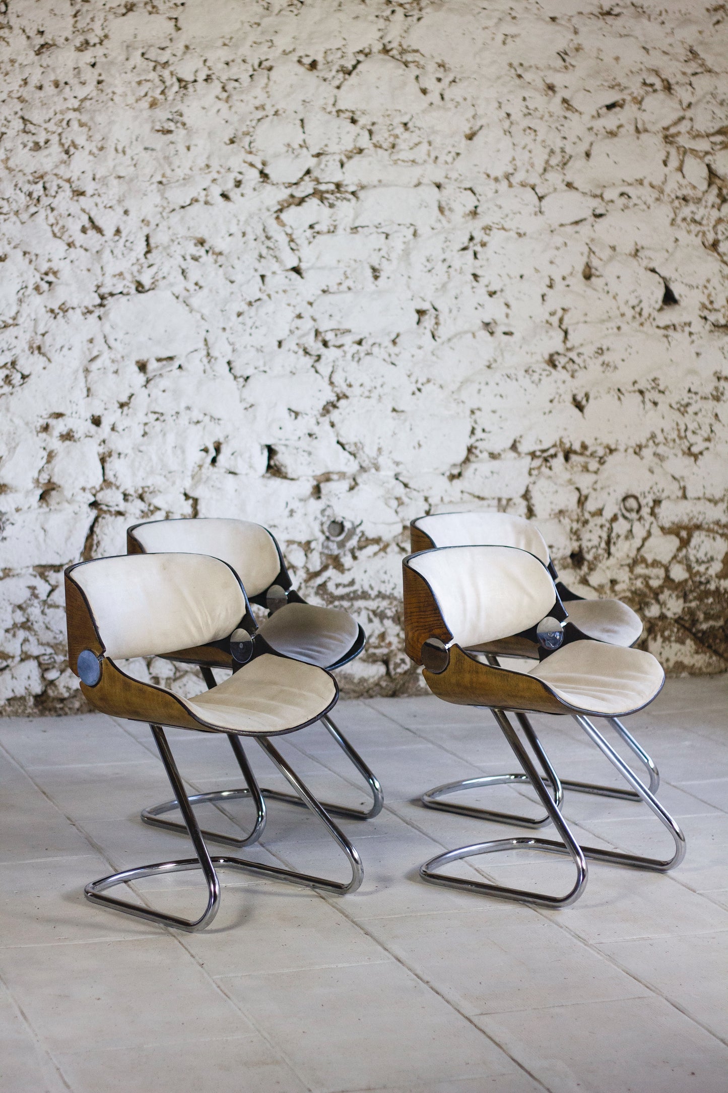 4 chaises Arpège par Etienne Fermigier, 1970
