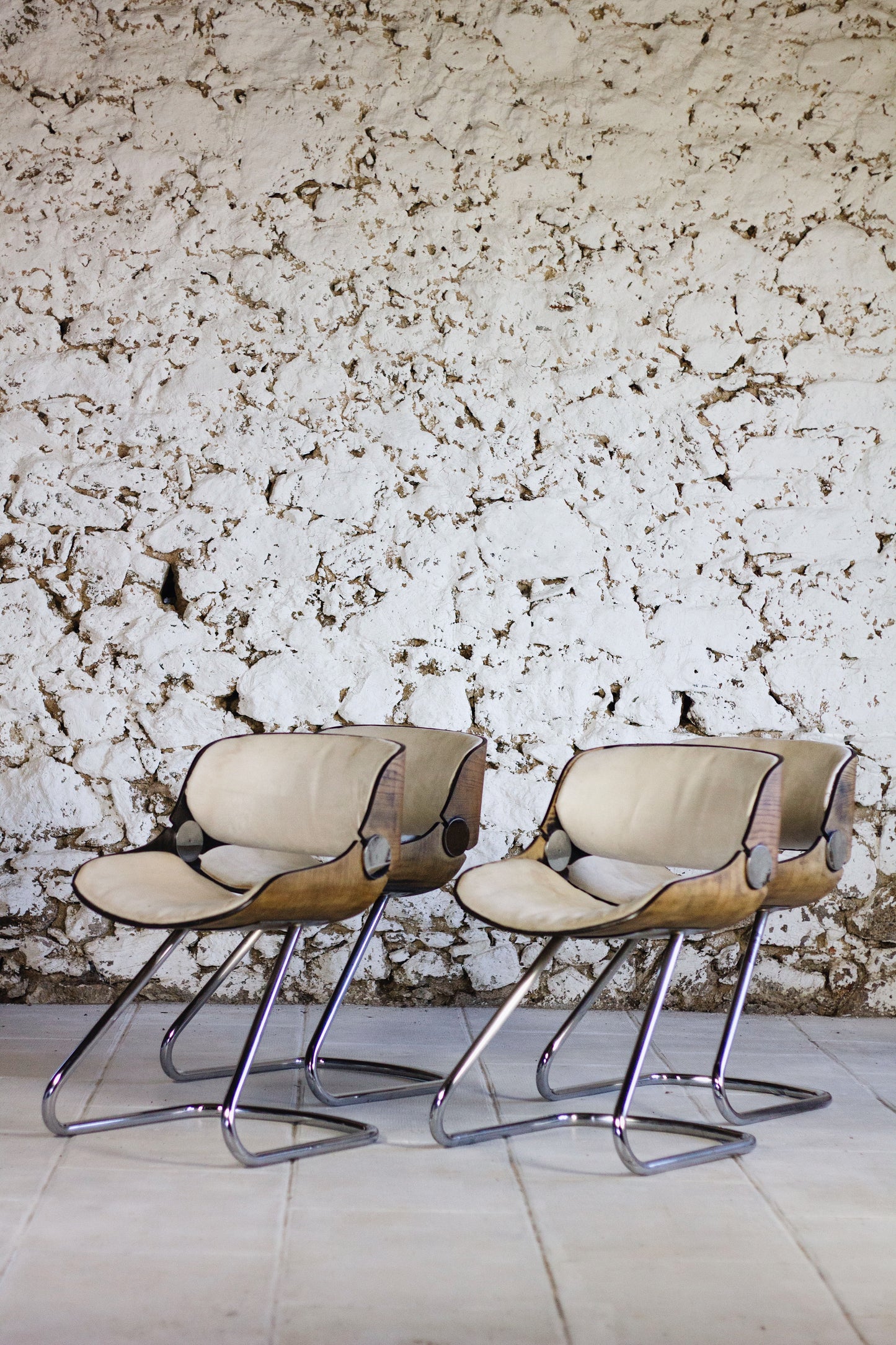 4 chaises Arpège par Etienne Fermigier, 1970