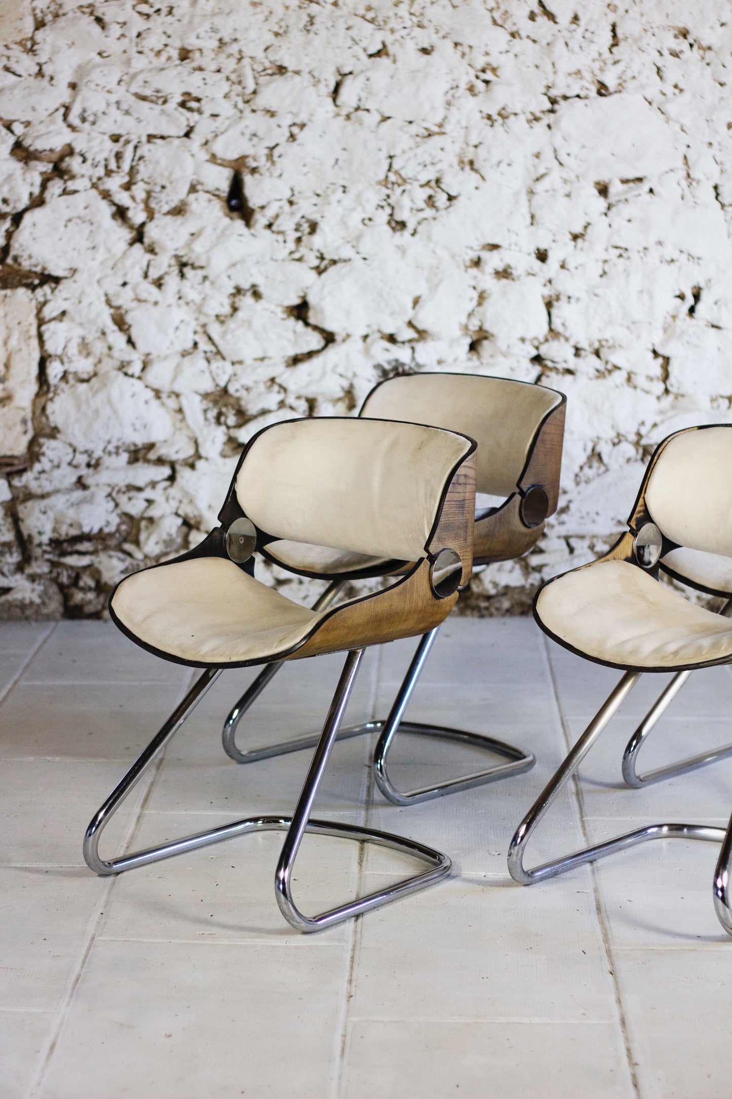 4 chaises Arpège par Etienne Fermigier, 1970