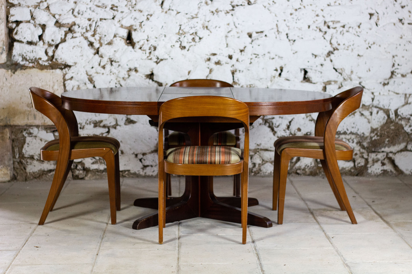 Table ronde Baumann extensible