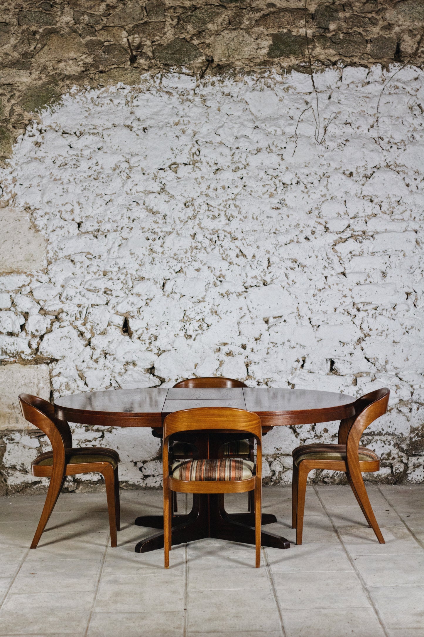 Table ronde Baumann extensible