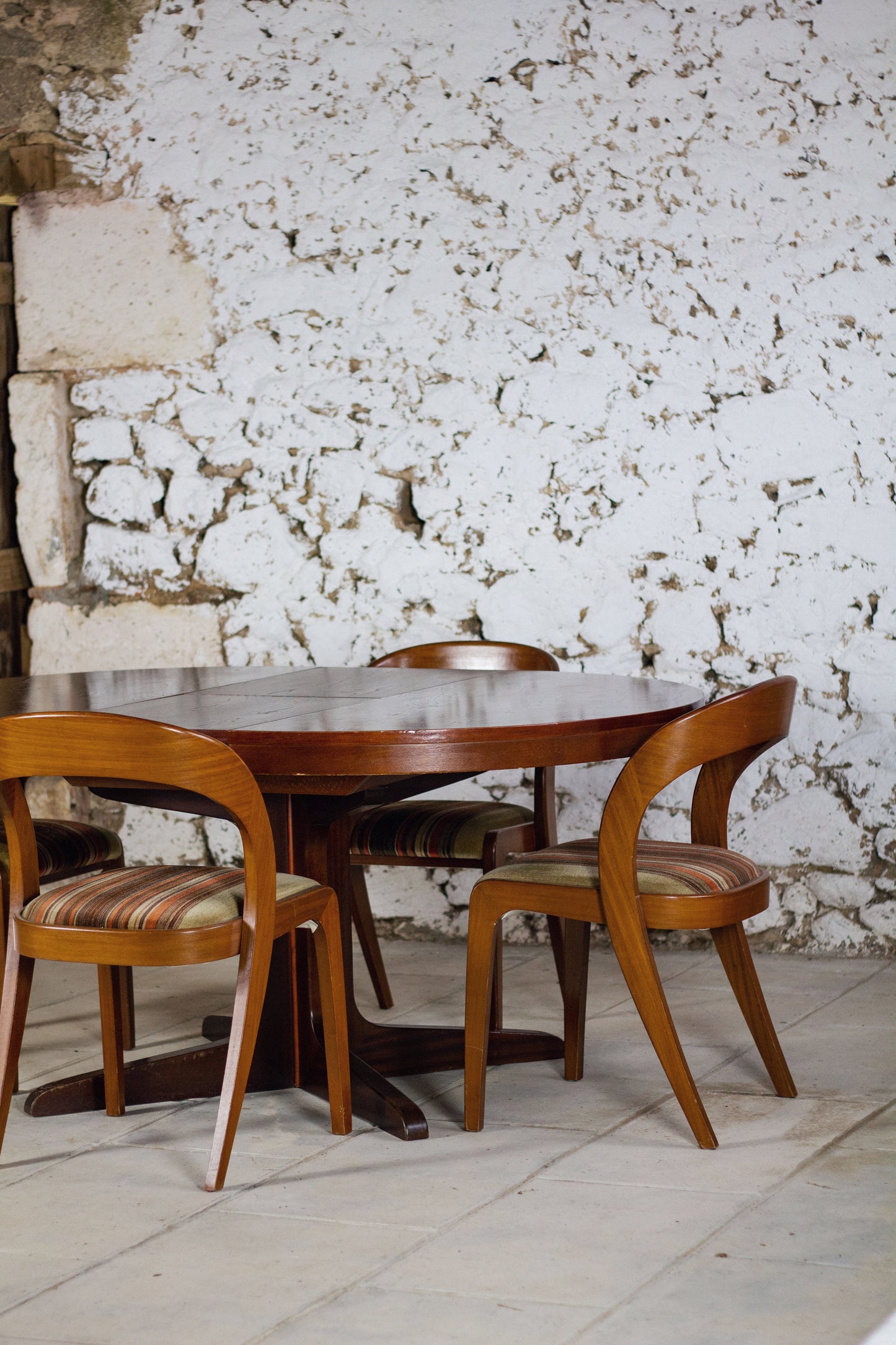 Table ronde Baumann extensible
