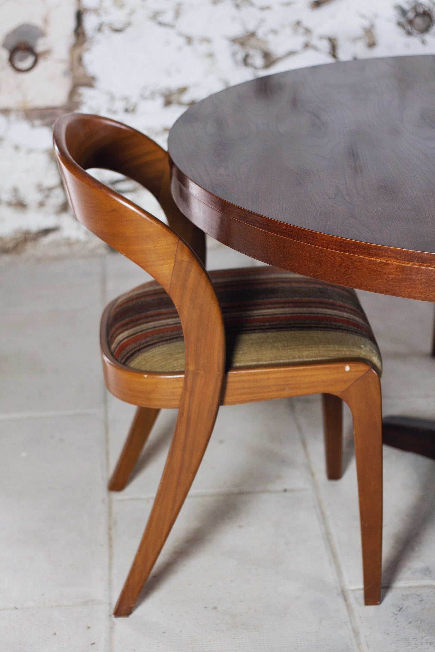 Table ronde Baumann extensible