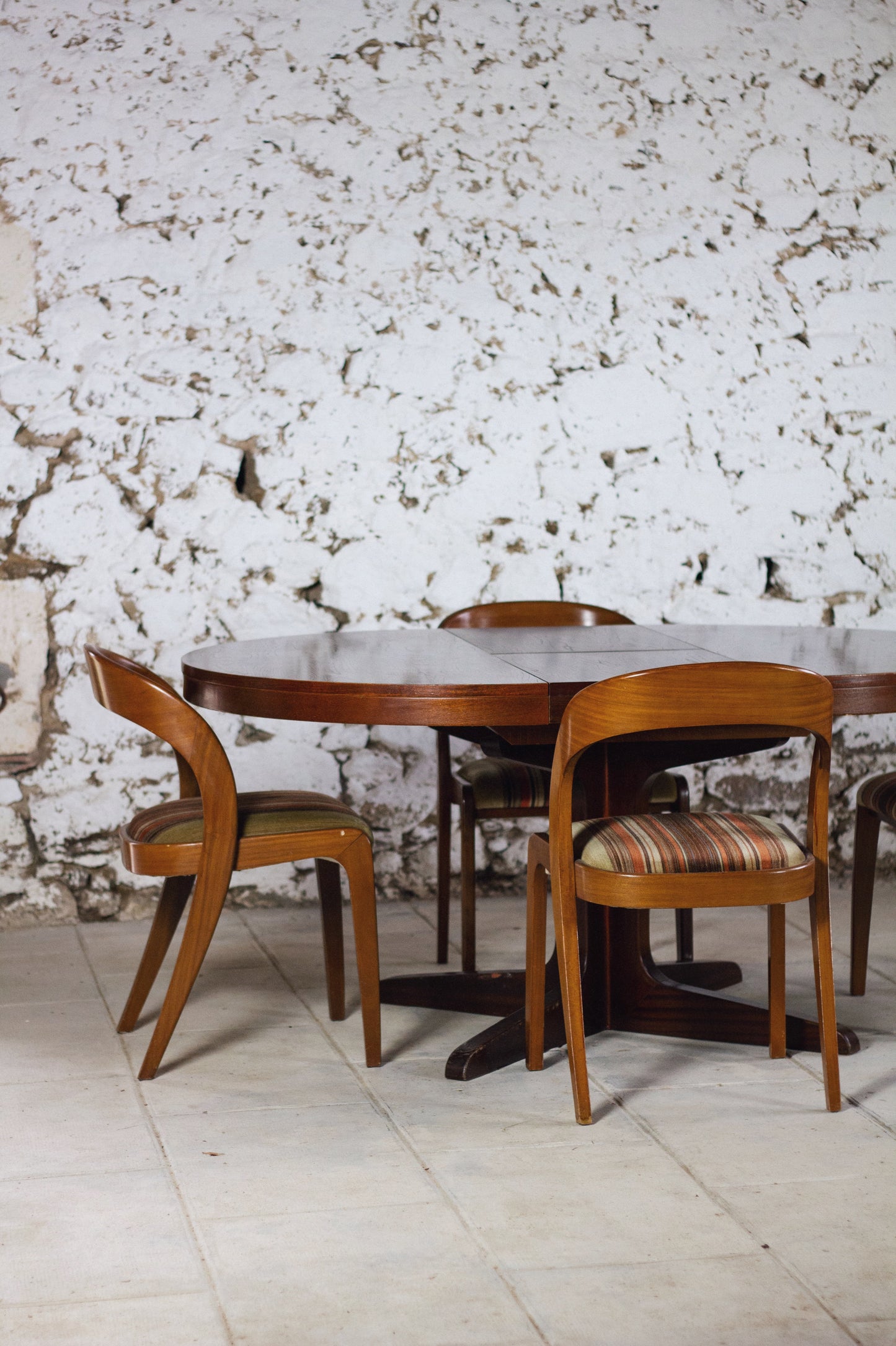 Table ronde Baumann extensible