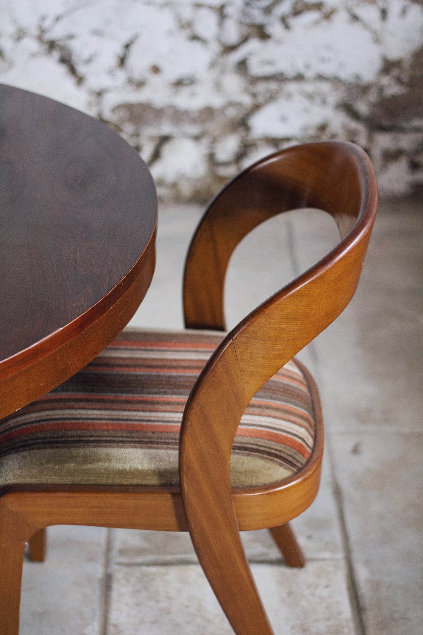 Table ronde Baumann extensible