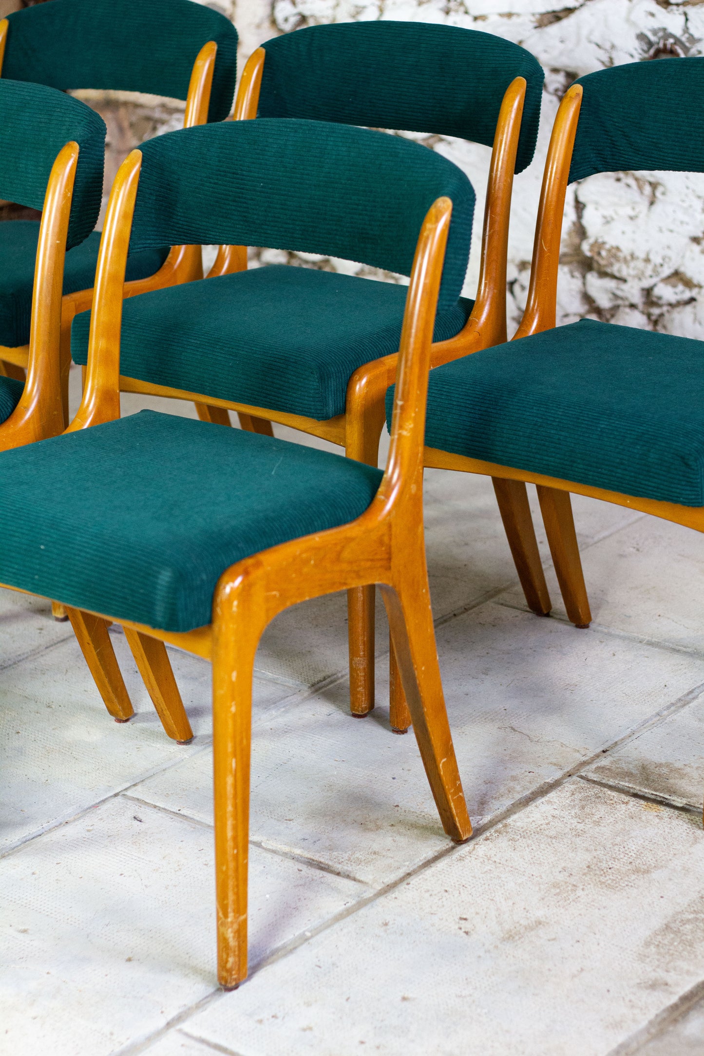 Chaise "Gondole" Baumann, 1960