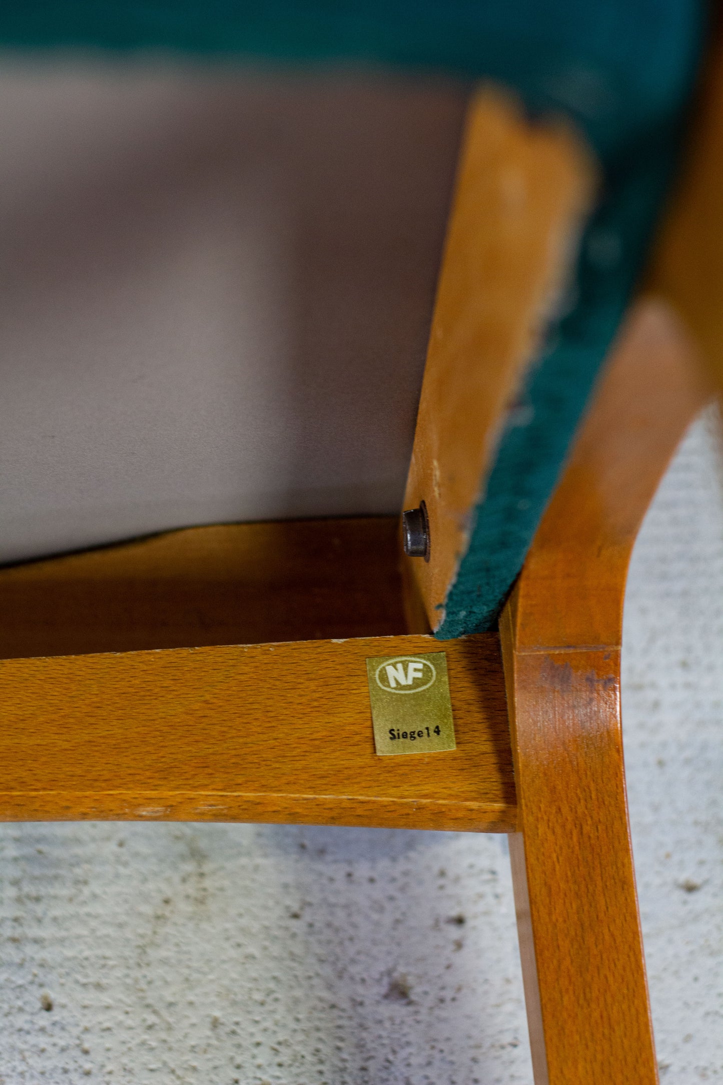 Chaise "Gondole" Baumann, 1960