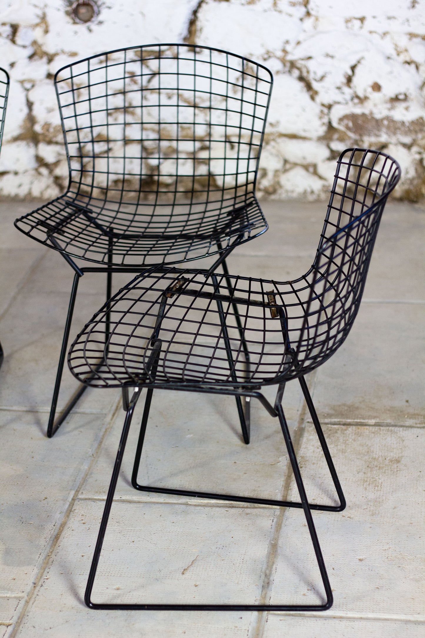 4 chaises Wire, Harry Bertoia, 1950