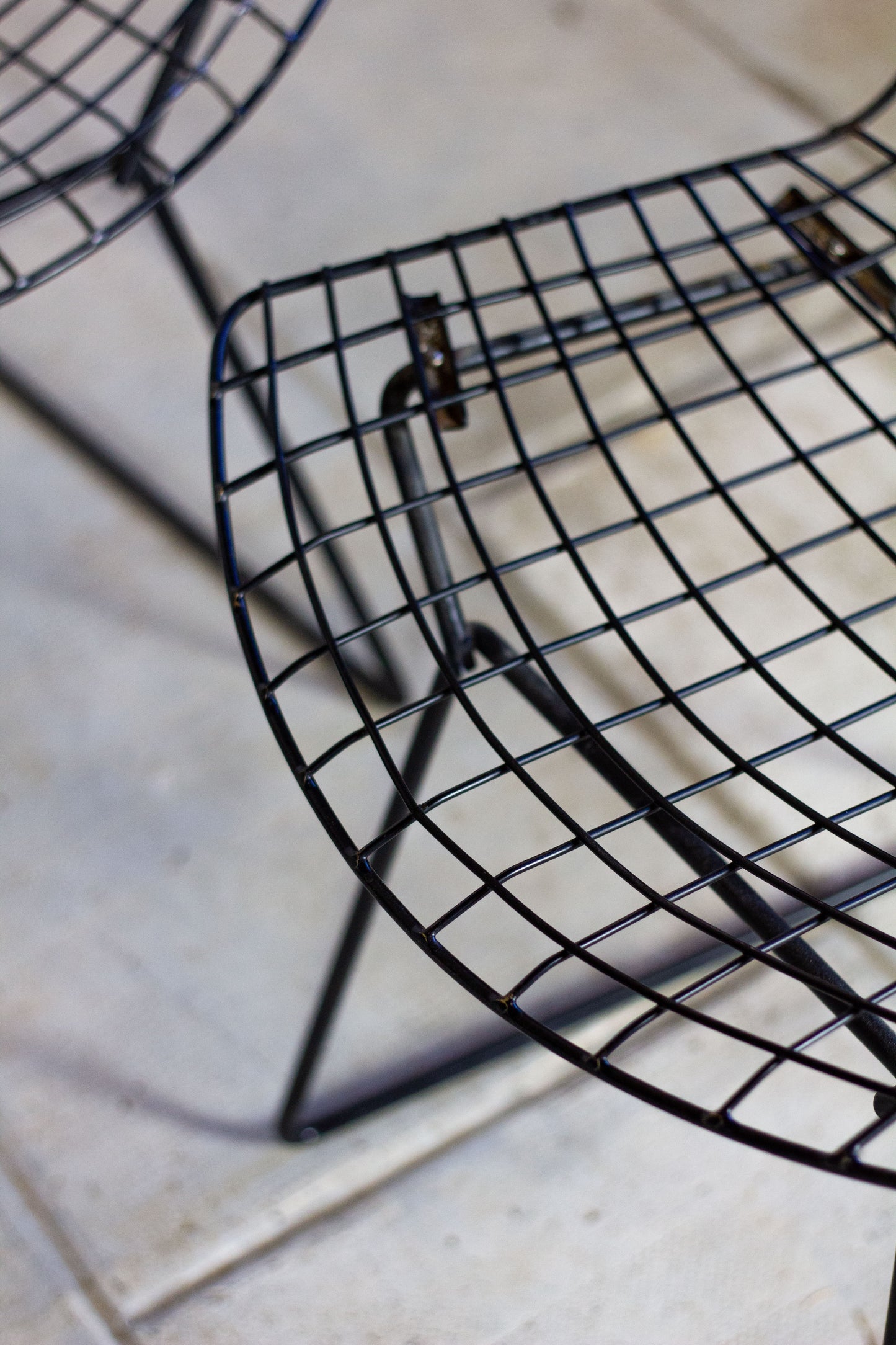 4 chaises Wire, Harry Bertoia, 1950