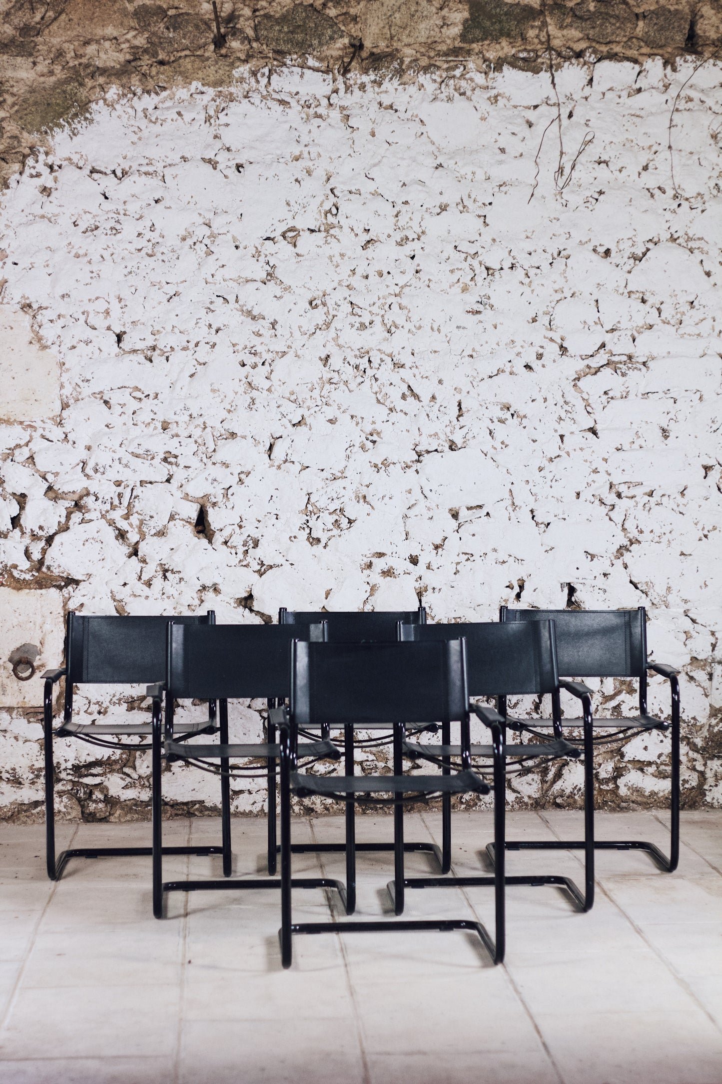 Lot de 6 fauteuils dans le goût de Marcel Breuer, 1970
