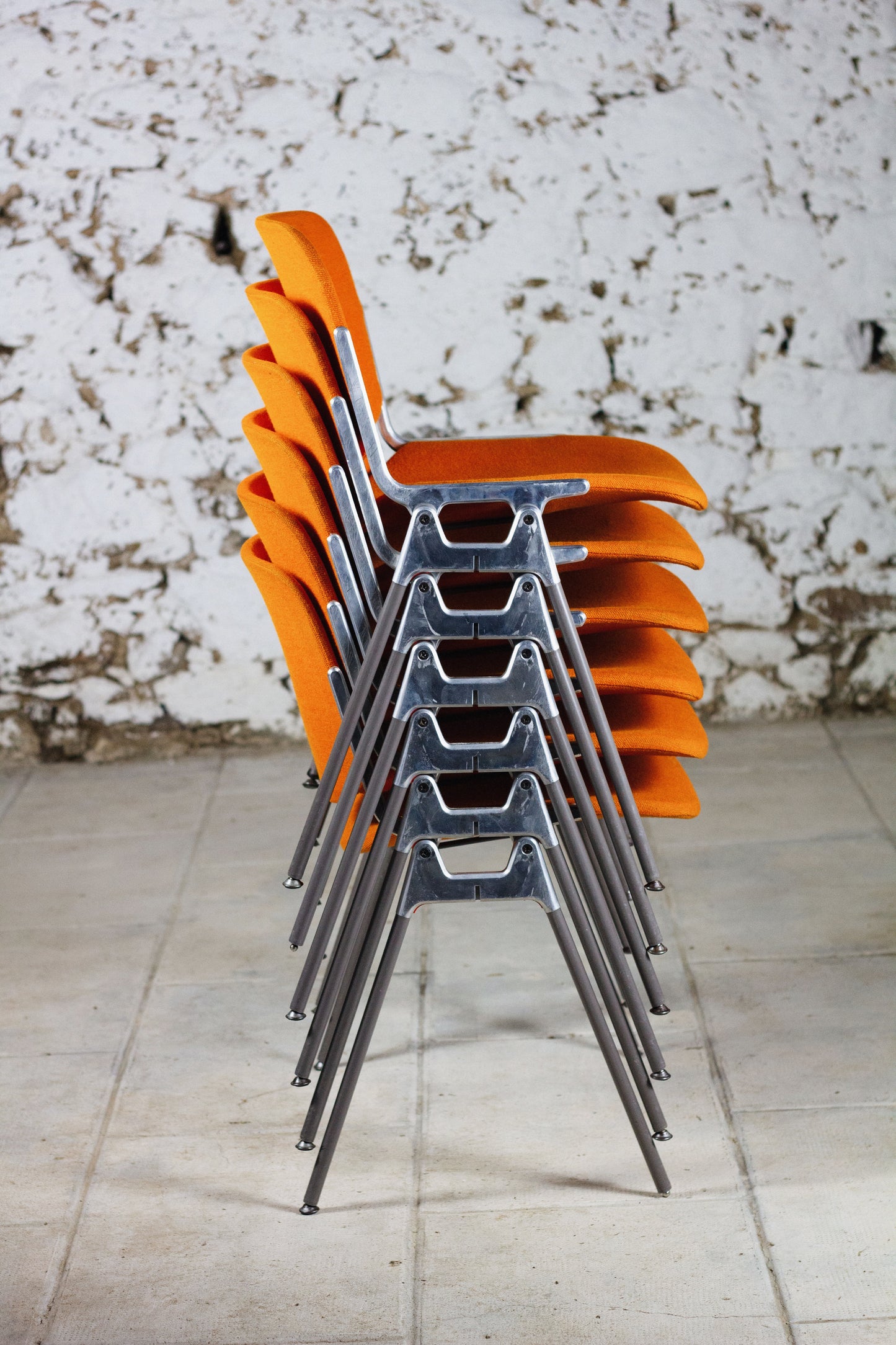 Série de 6 chaises DSC106 par Giancarlo Piretti pour Castelli