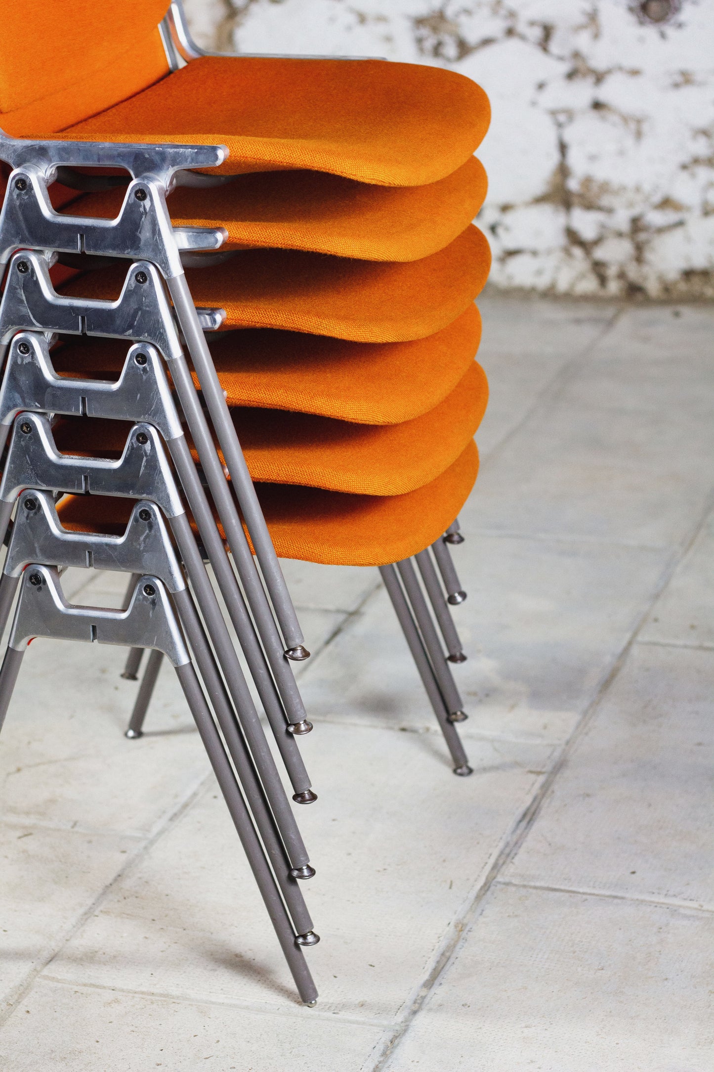 Série de 6 chaises DSC106 par Giancarlo Piretti pour Castelli
