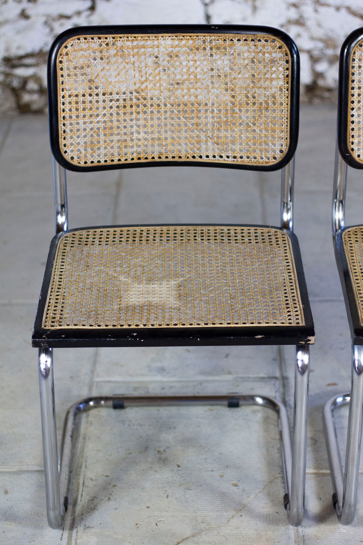 Chaise Cesca B32 noire par Marcel Breuer, 1970