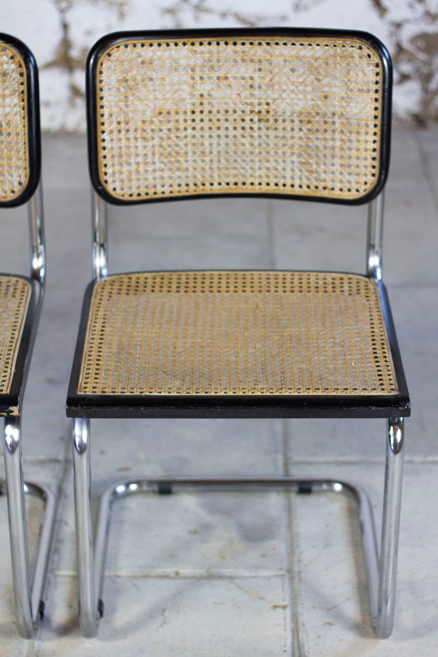 Chaise Cesca B32 noire par Marcel Breuer, 1970