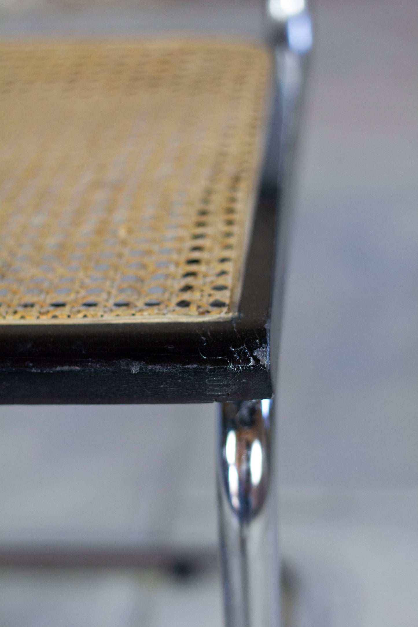 Chaise Cesca B32 noire par Marcel Breuer, 1970