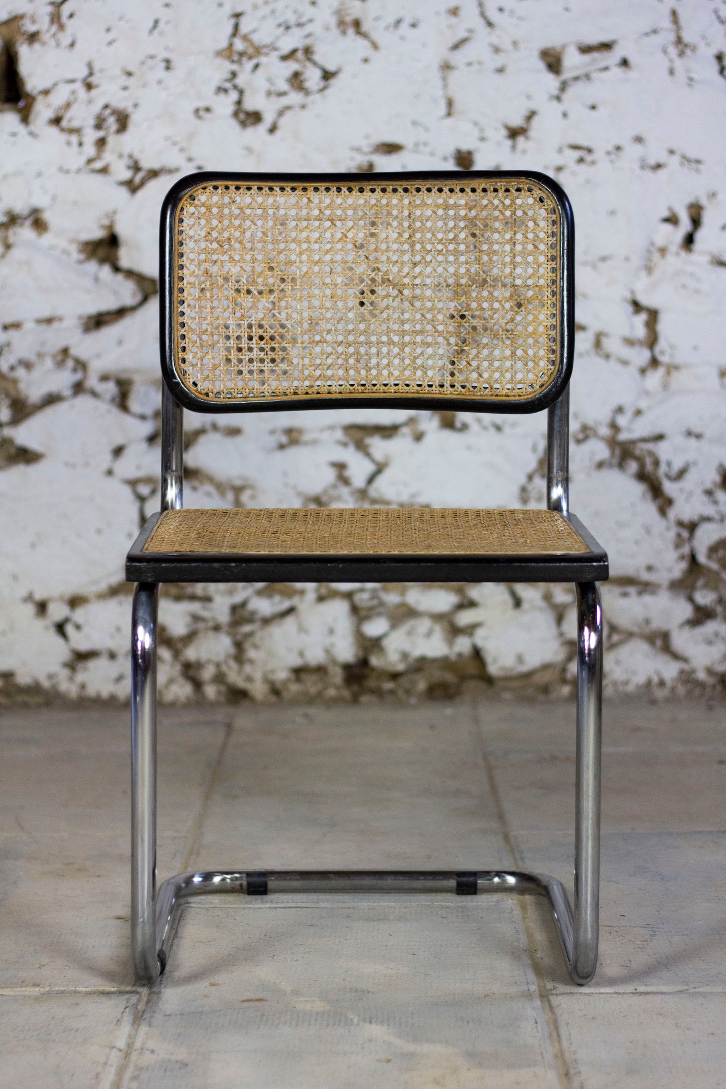 Chaise Cesca B32 noire par Marcel Breuer, 1970