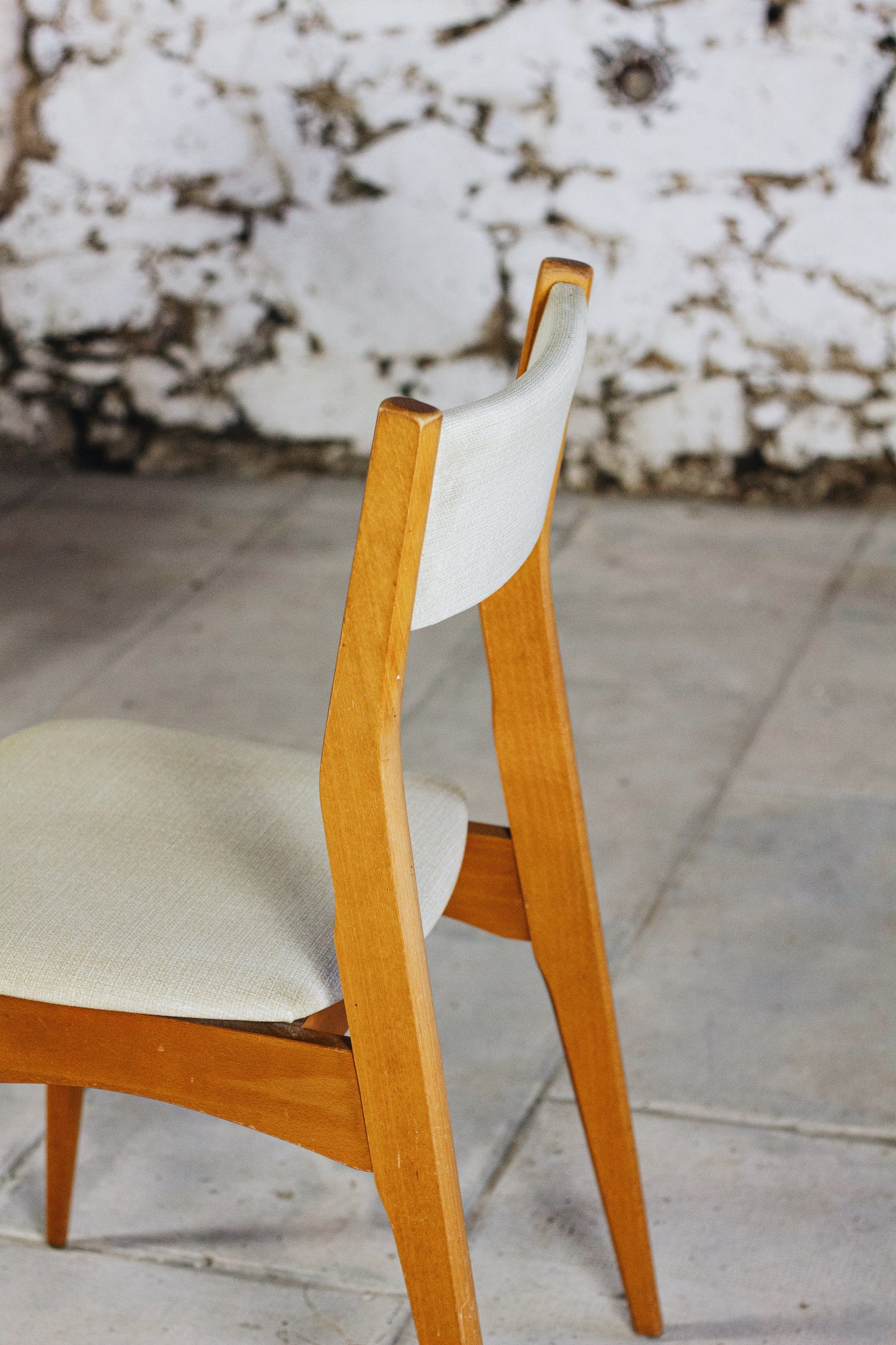 Suite de 4 chaises danoises en hêtre, 1960