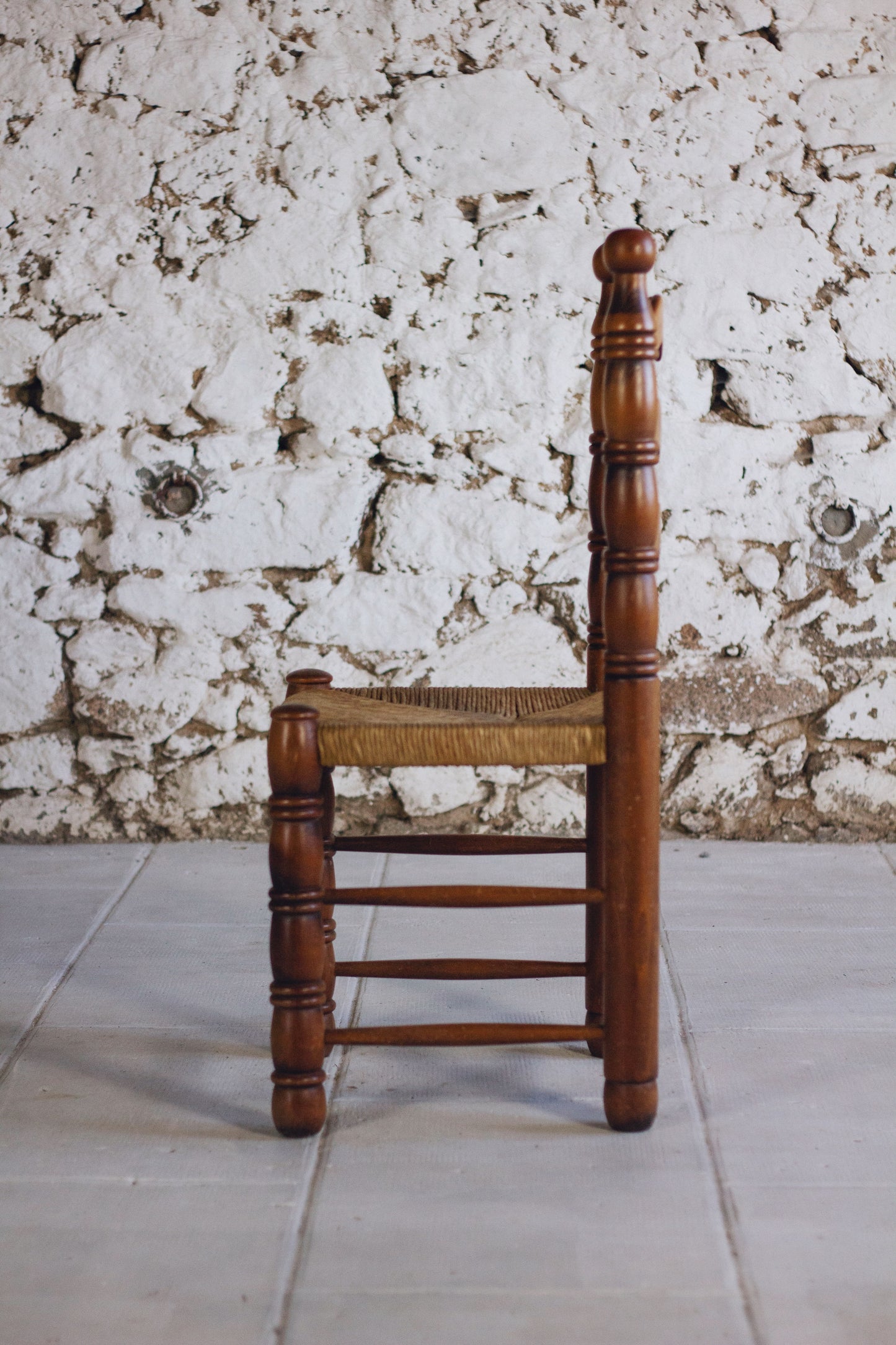 Lot de 6 chaises brutalistes Charles Dudouyt, 1950