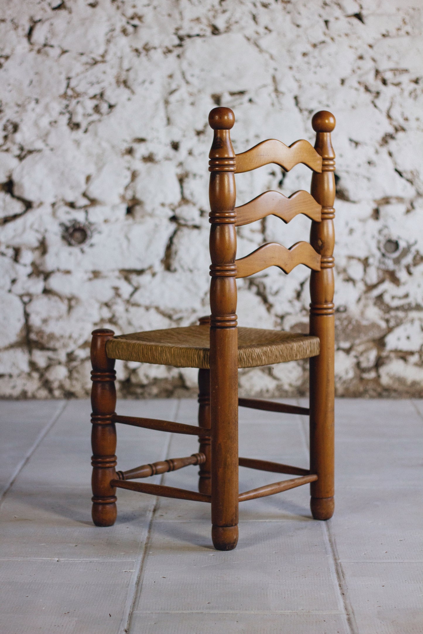 Lot de 6 chaises brutalistes Charles Dudouyt, 1950