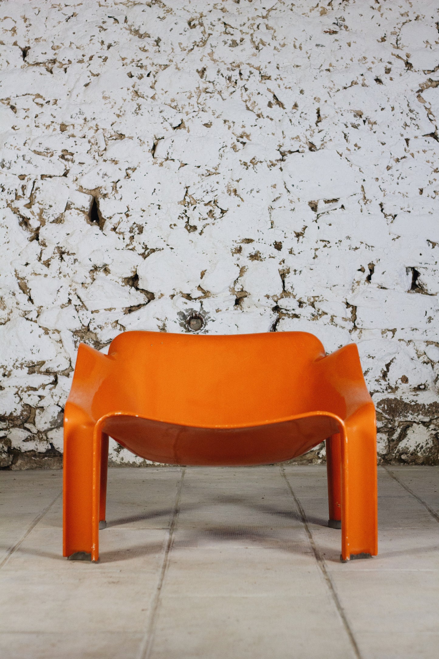Fauteuil F300 orange Pierre Paulin pour Artifort