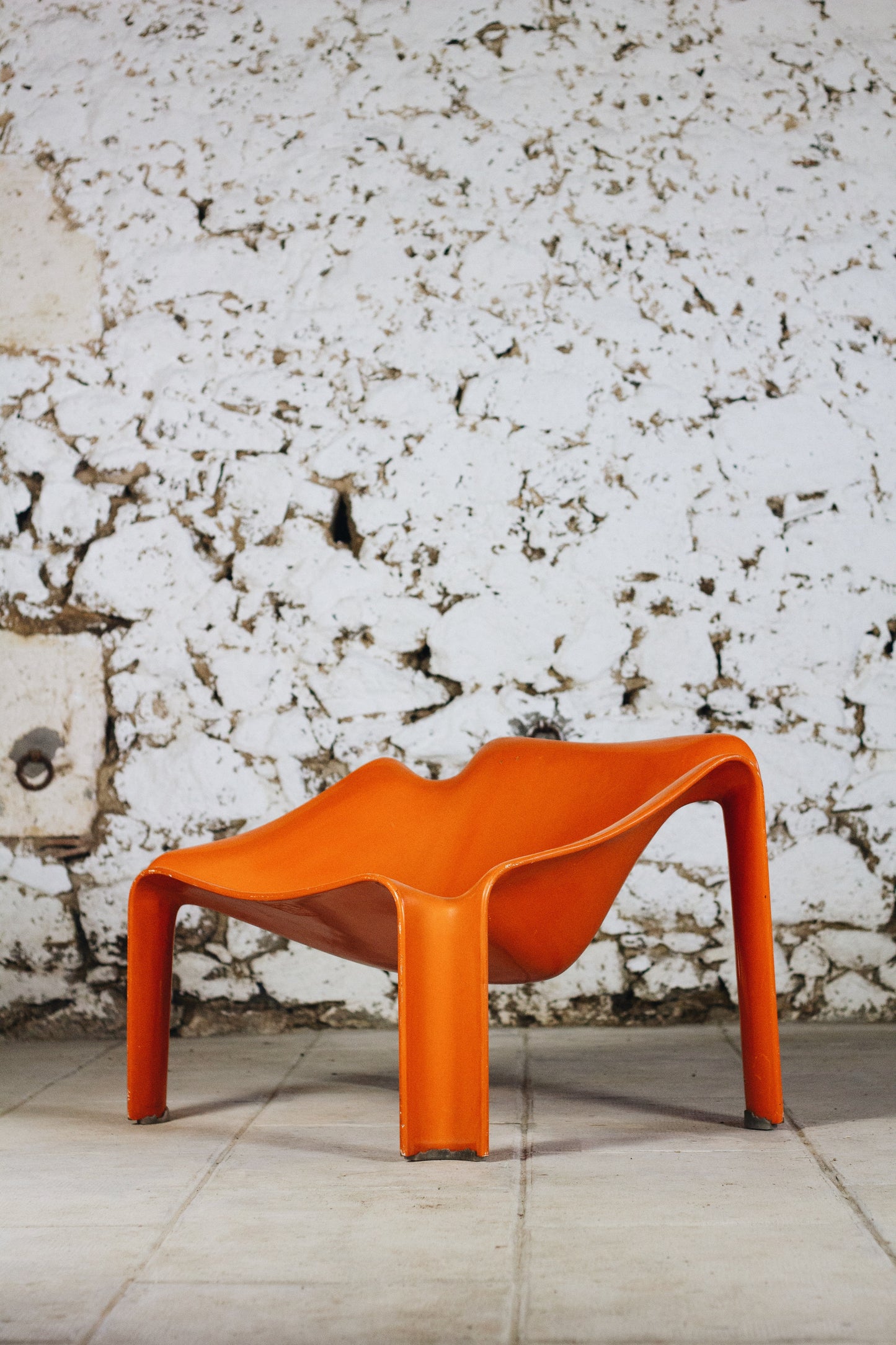 Fauteuil F300 orange Pierre Paulin pour Artifort