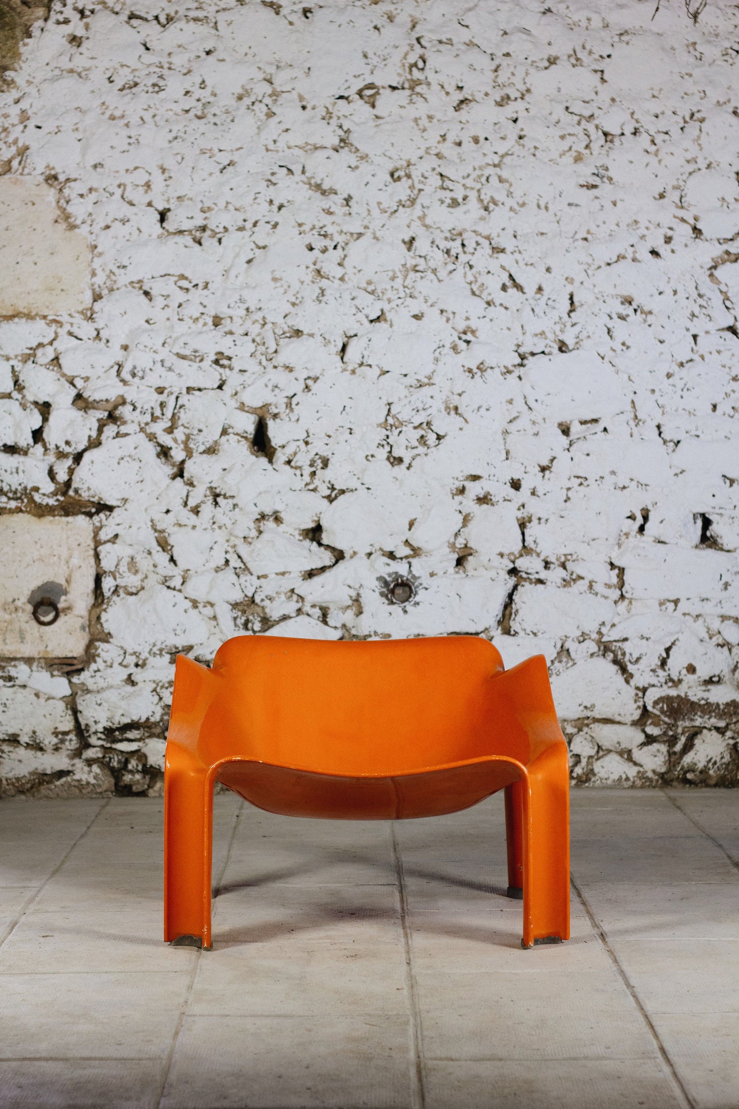 Fauteuil F300 orange Pierre Paulin pour Artifort