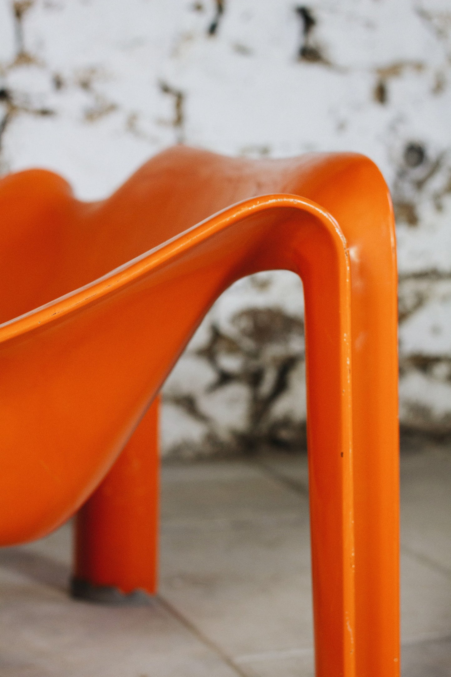 Fauteuil F300 orange Pierre Paulin pour Artifort