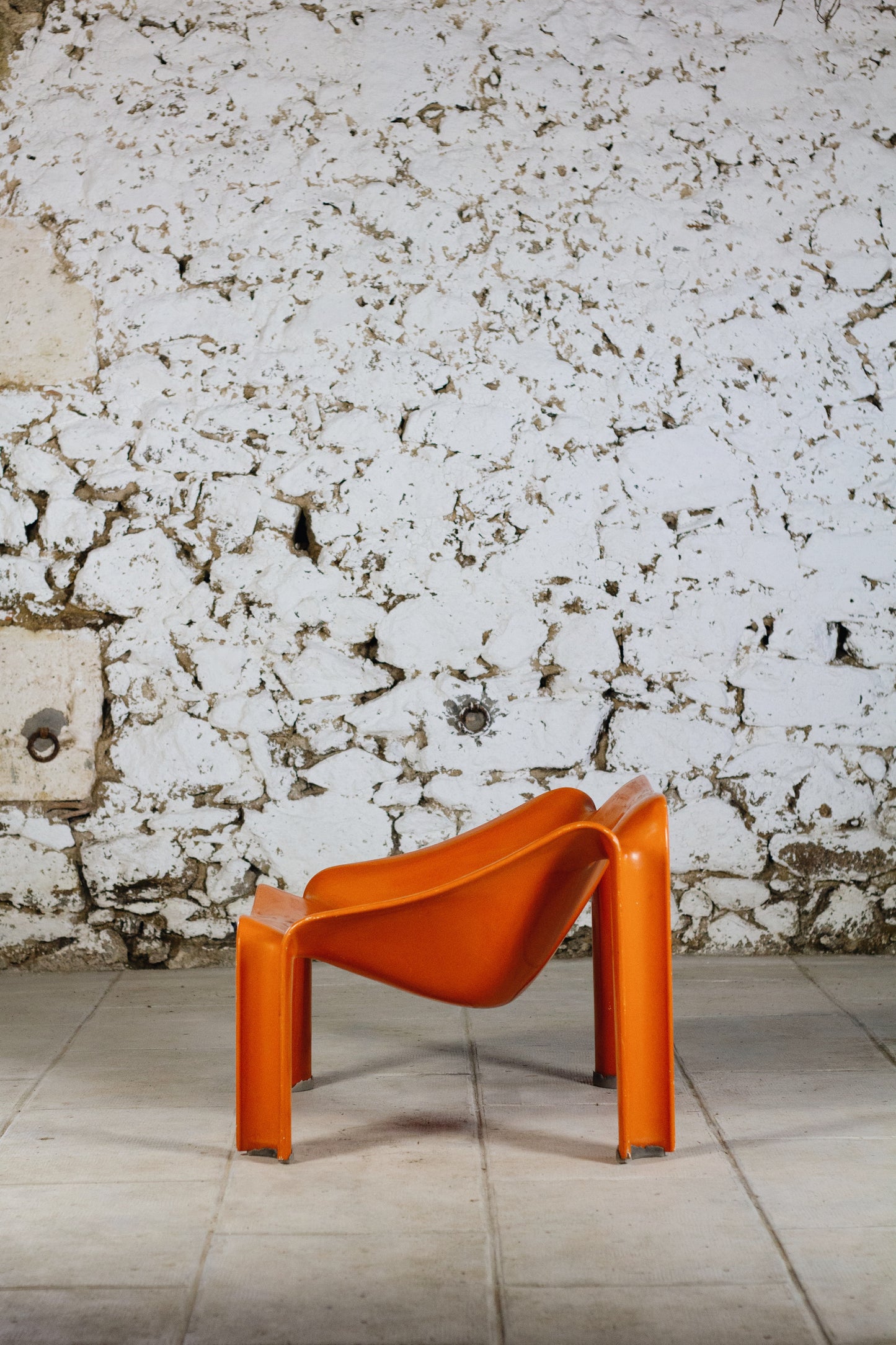 Fauteuil F300 orange Pierre Paulin pour Artifort