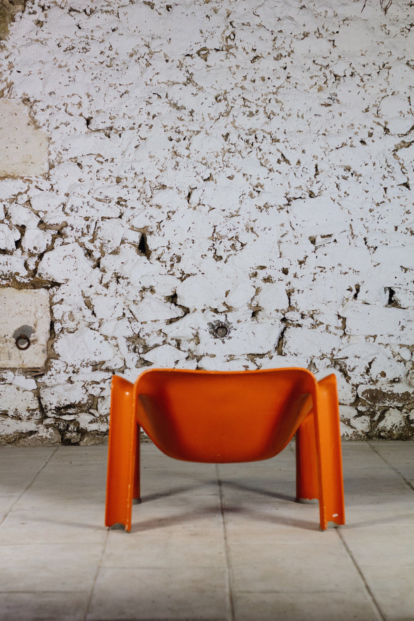 Fauteuil F300 orange Pierre Paulin pour Artifort