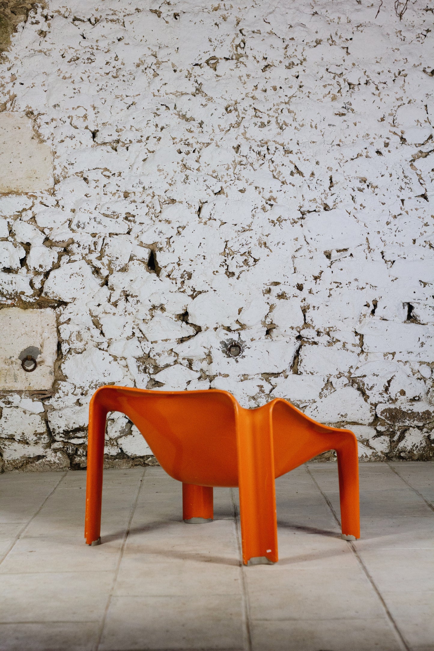 Fauteuil F300 orange Pierre Paulin pour Artifort