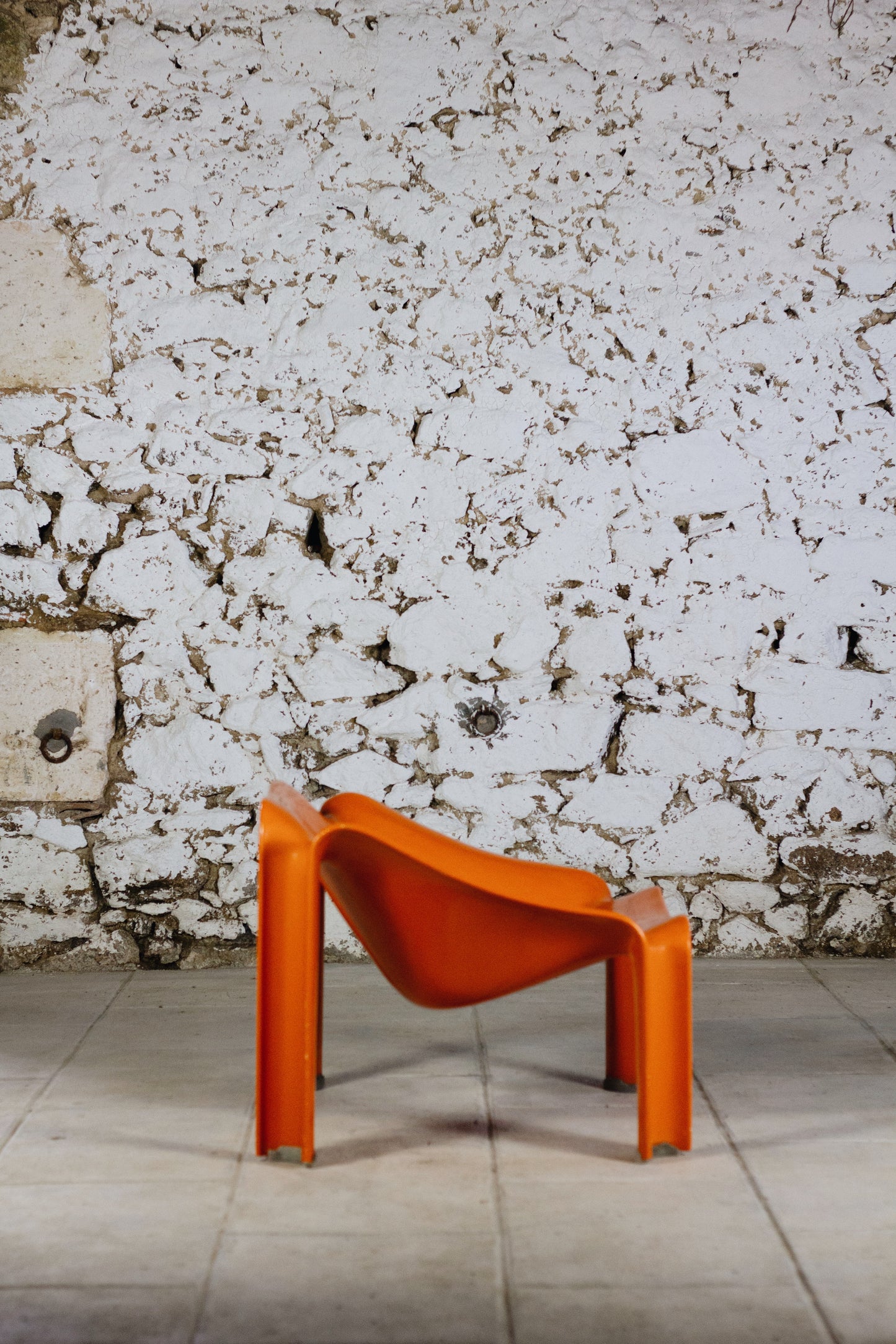 Fauteuil F300 orange Pierre Paulin pour Artifort