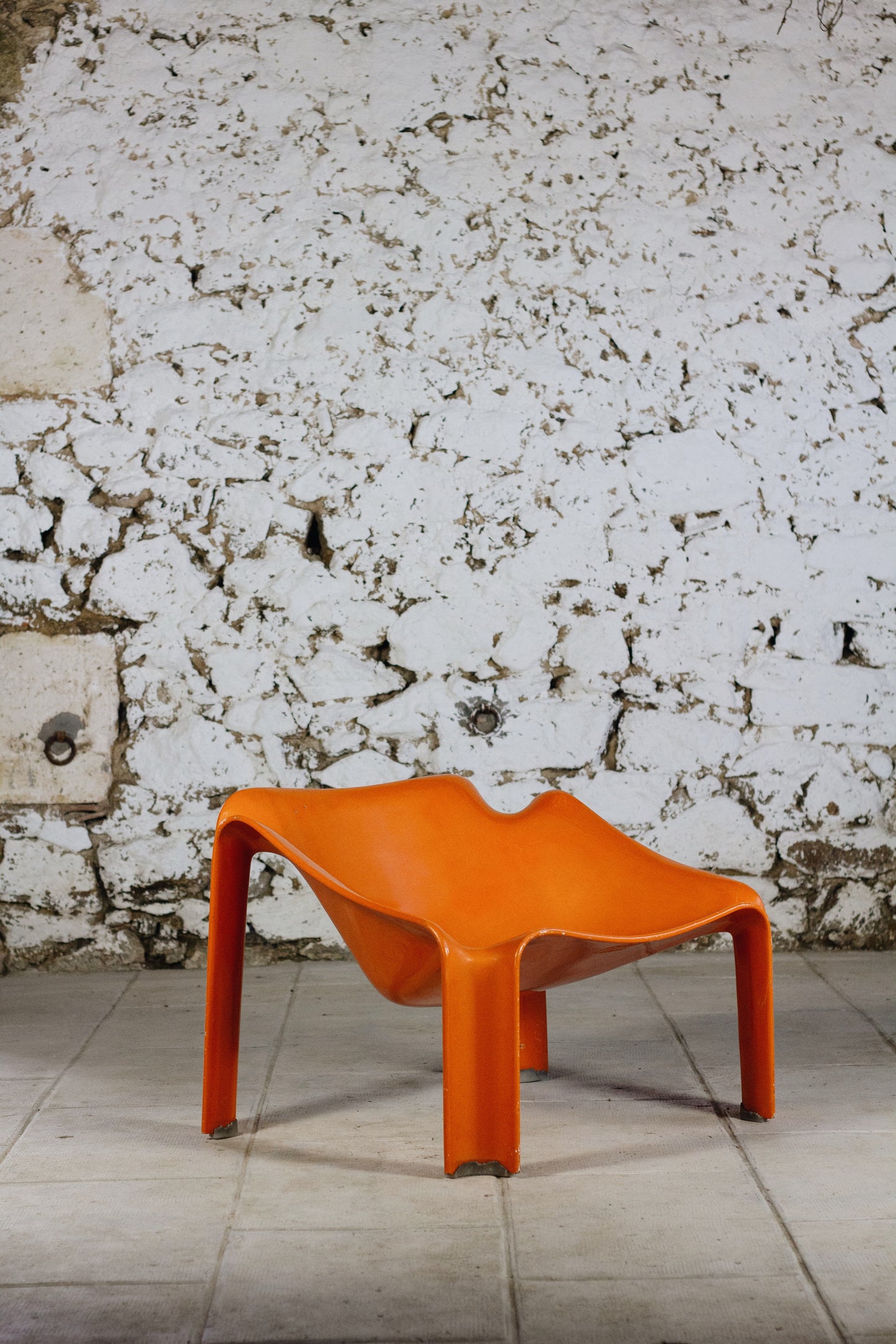 Fauteuil F300 orange Pierre Paulin pour Artifort