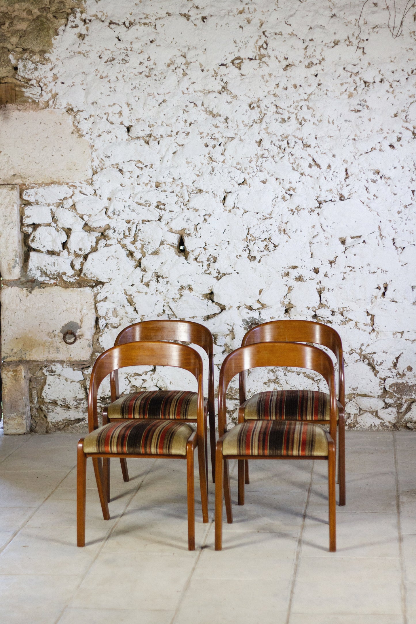 Lot de 4 chaises Gondole par Baumann
