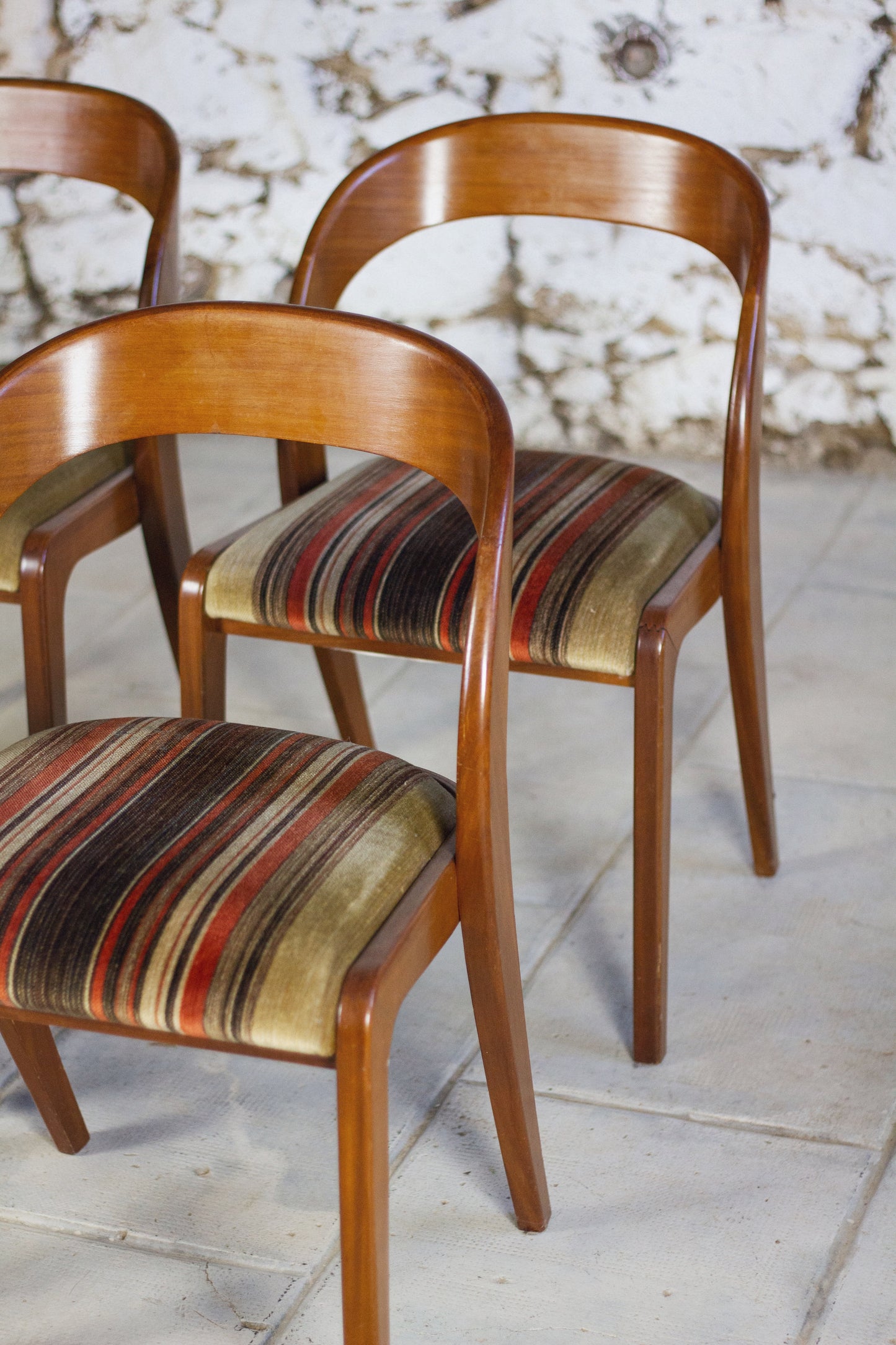 Lot de 4 chaises Gondole par Baumann
