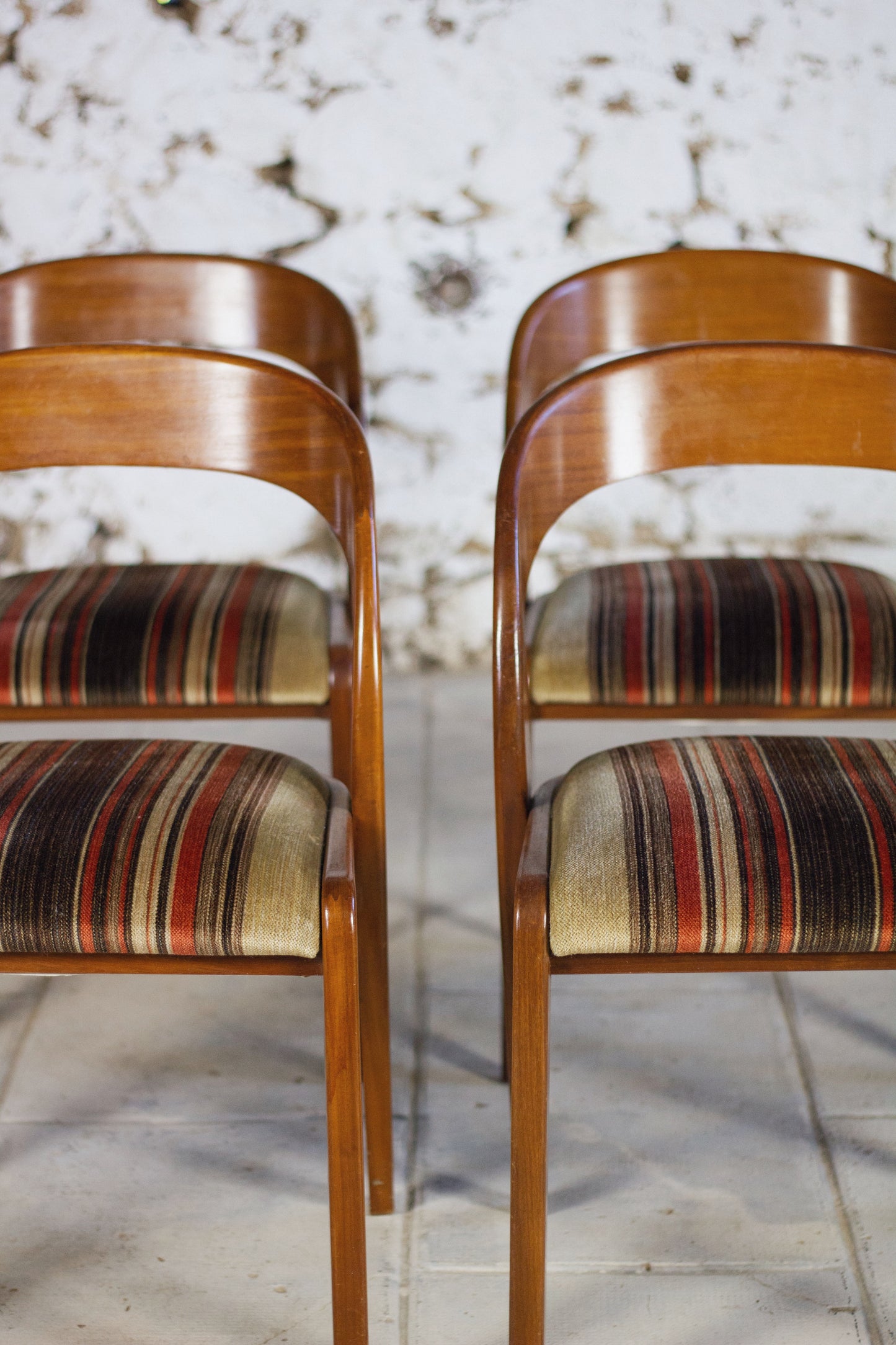 Lot de 4 chaises Gondole par Baumann
