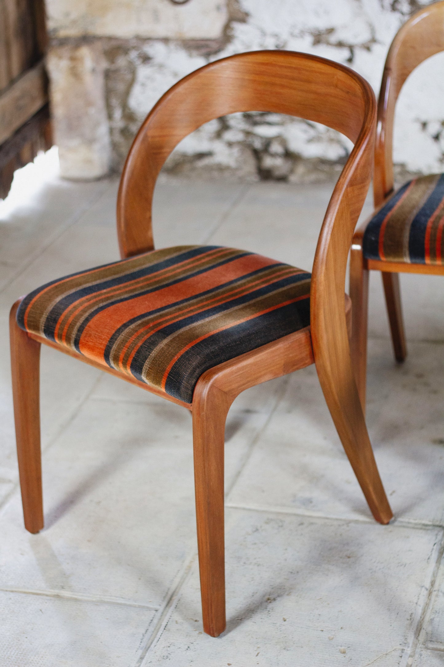 4 chaises Gondole par Baumann, 1960
