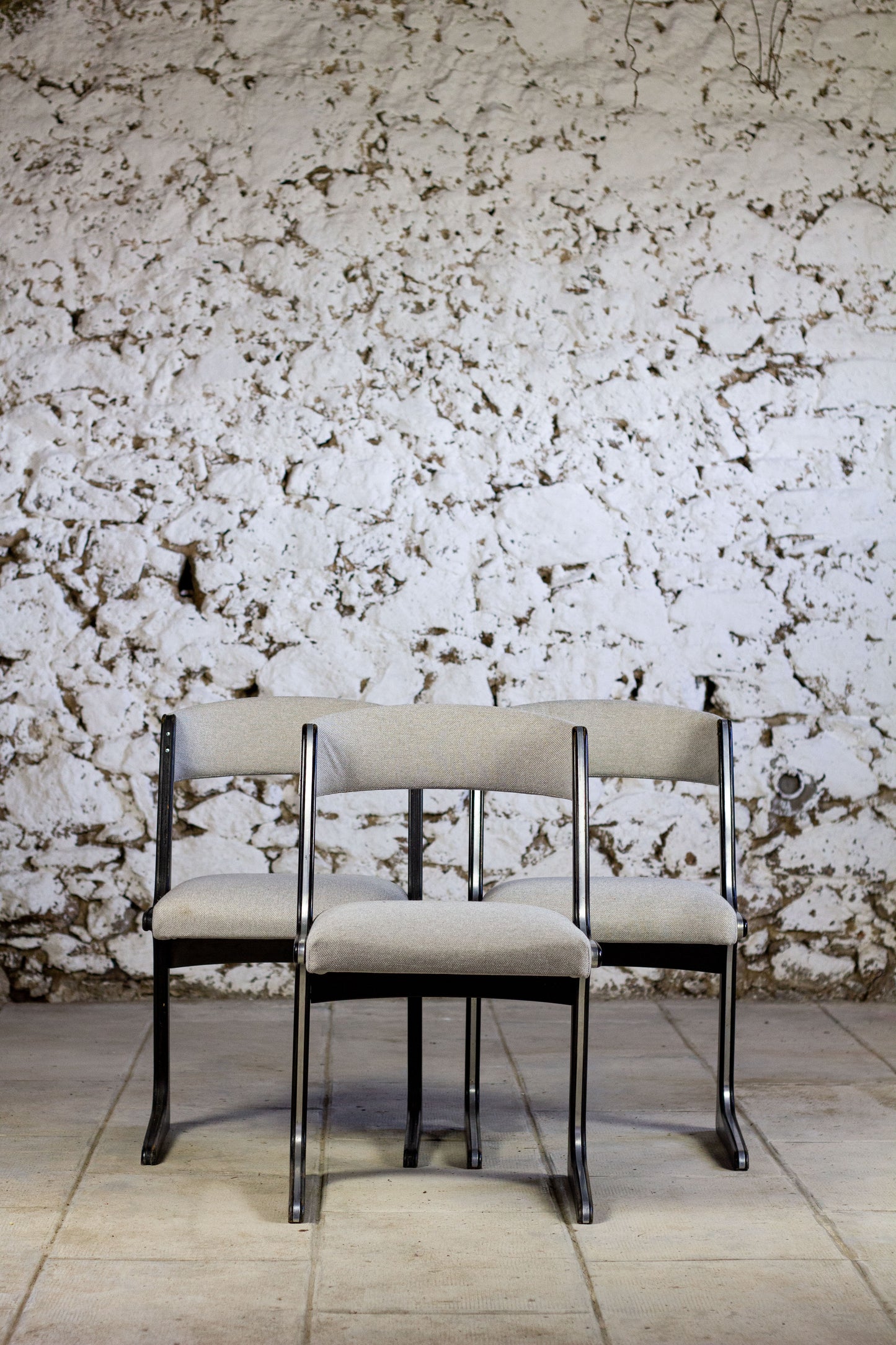 Lot de 5 chaises Kangourou Baumann, 1960