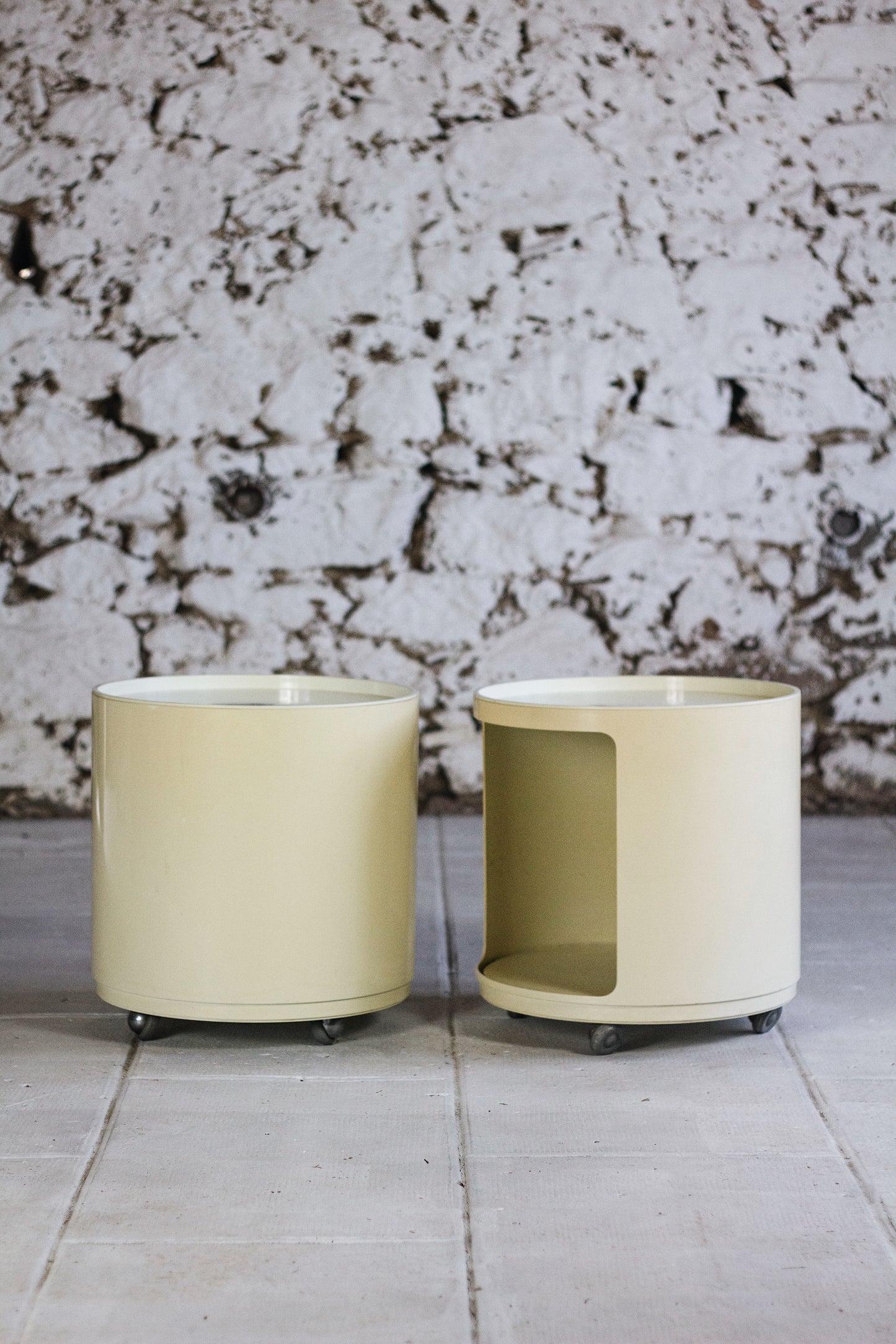 Paire de chevets Componibili par Anna Castelli pour Kartell, 1970