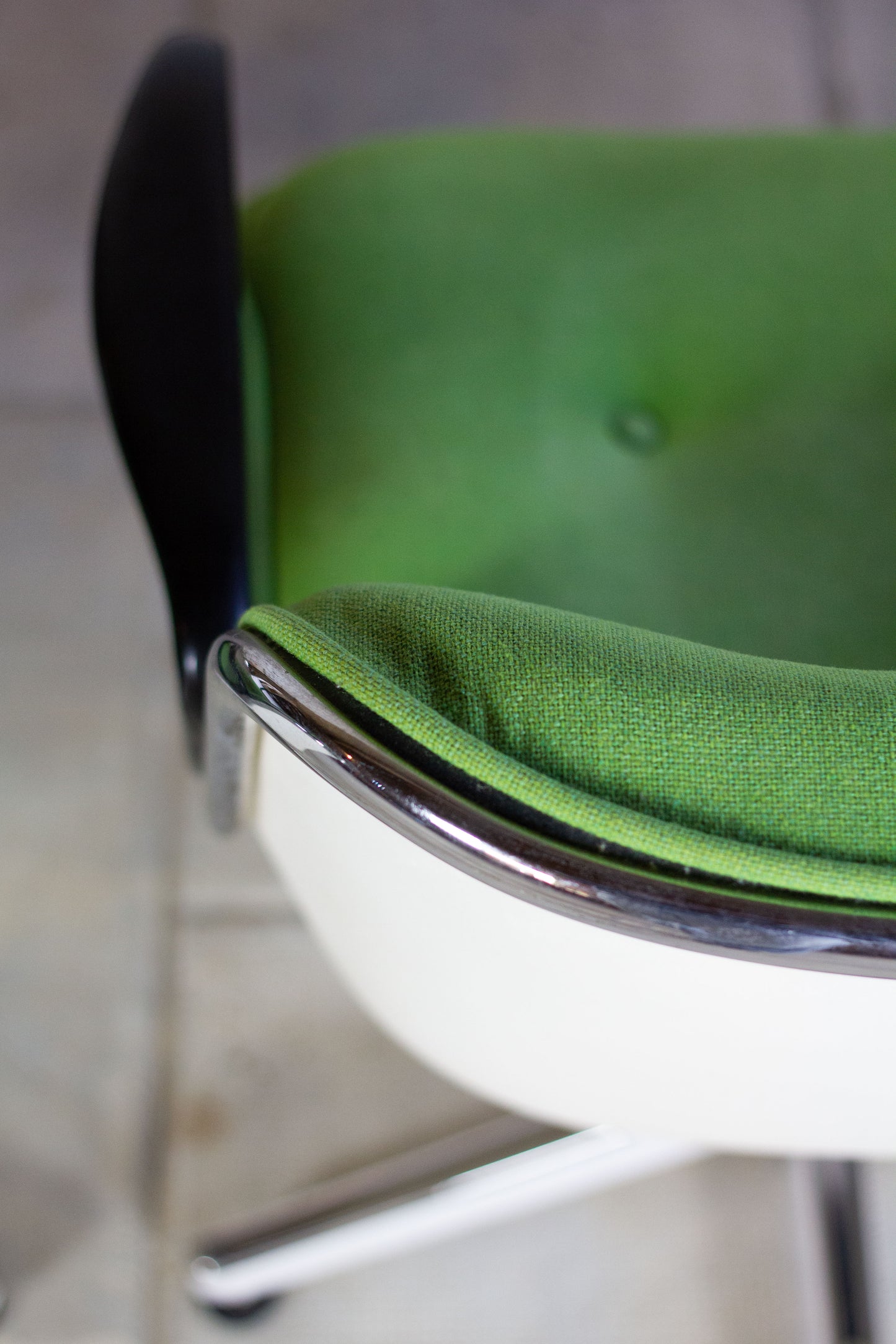 Fauteuil "Executive" vert par Charles Pollock pour Knoll, 1960