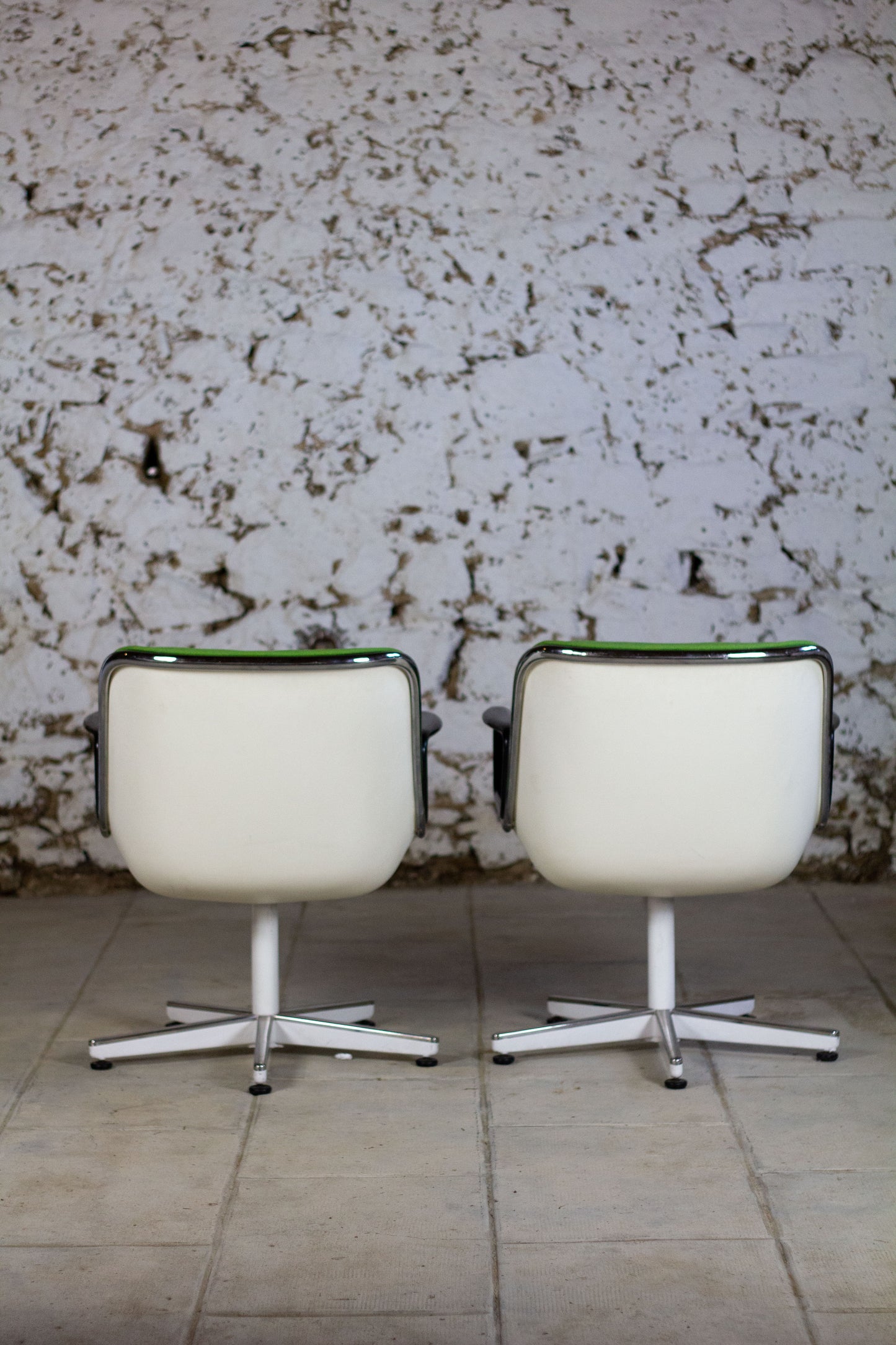 Fauteuil "Executive" vert par Charles Pollock pour Knoll, 1960