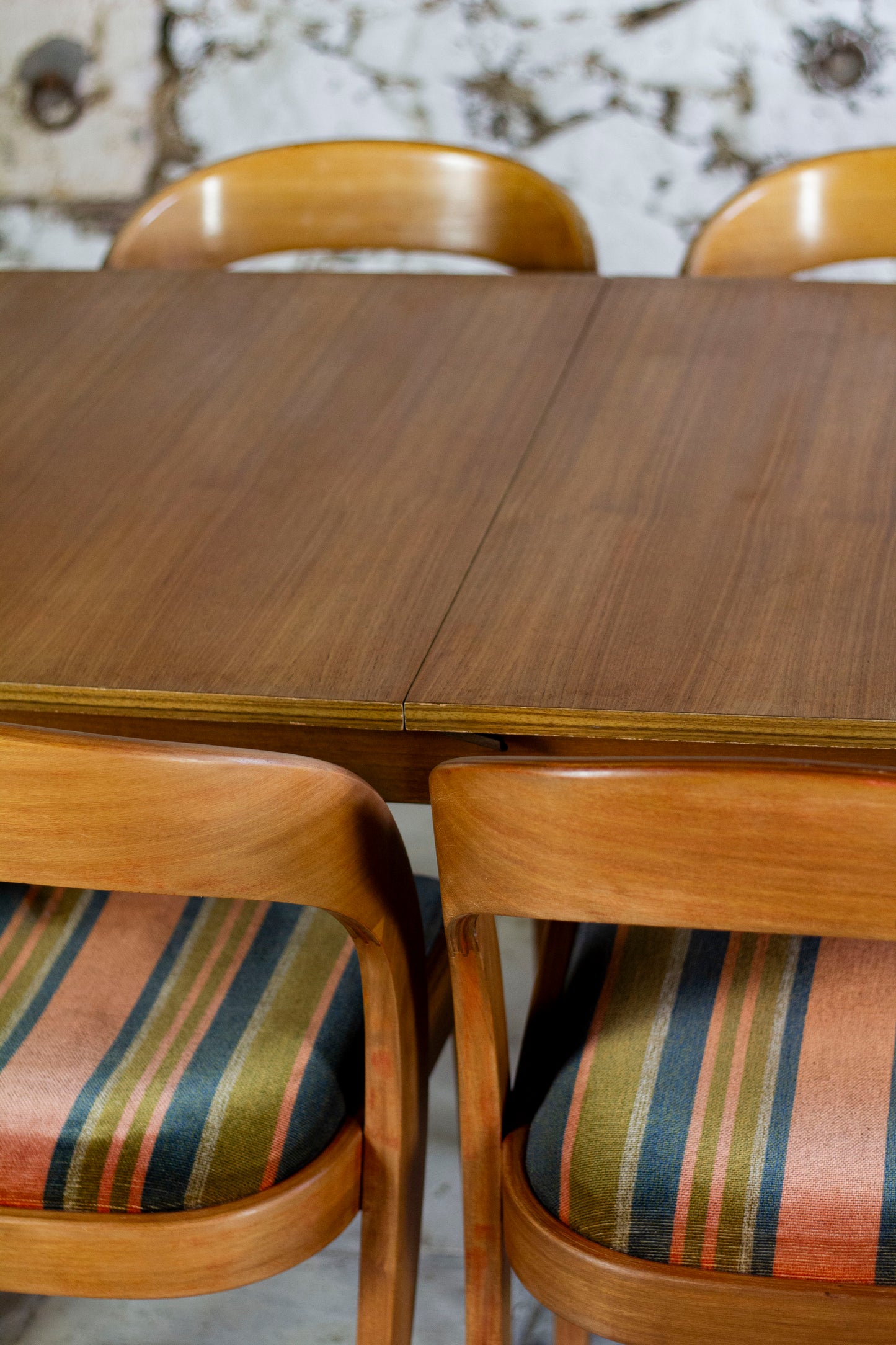 Table à manger scandinave vintage en teck, 1960
