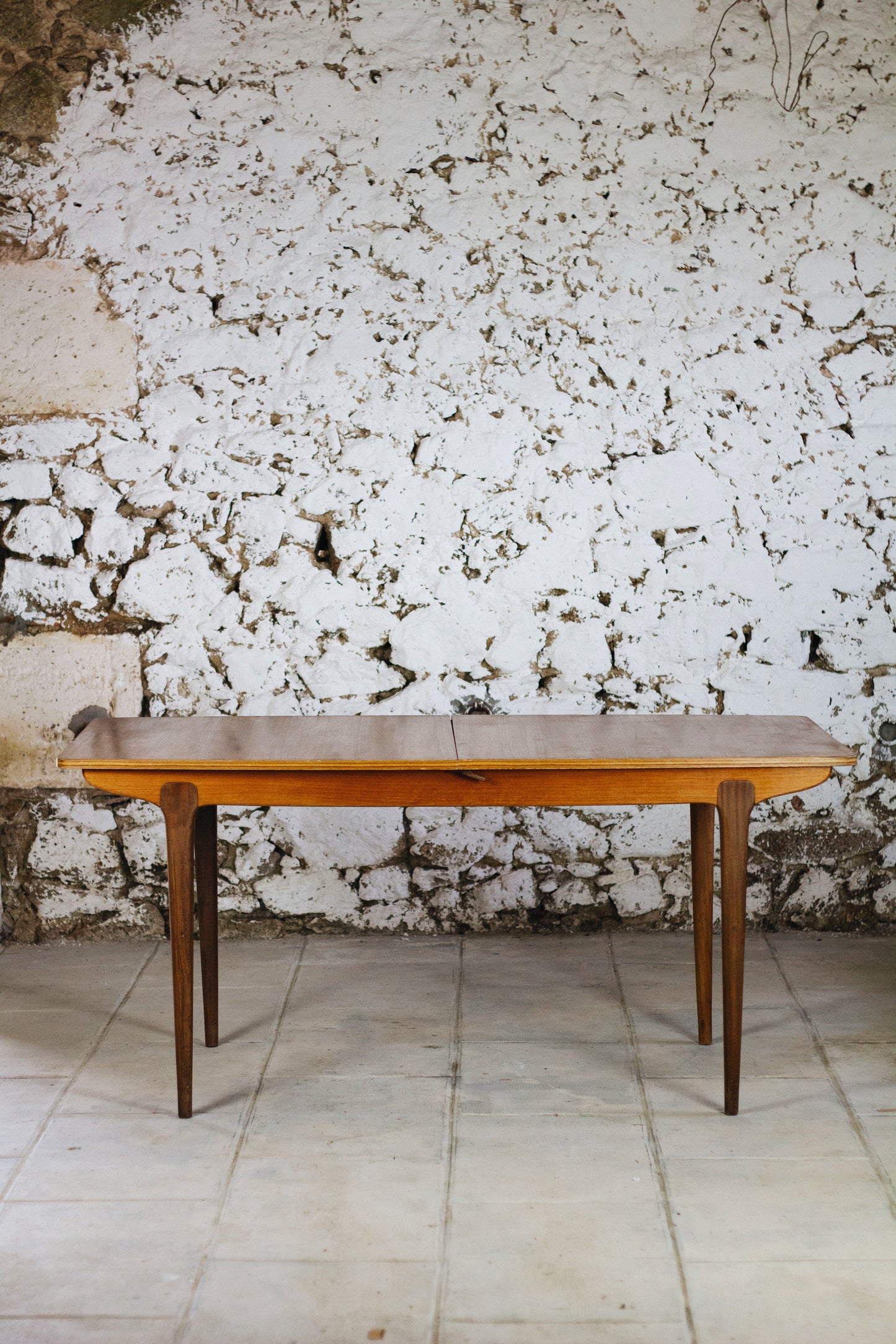 Table à manger scandinave vintage en teck, 1960