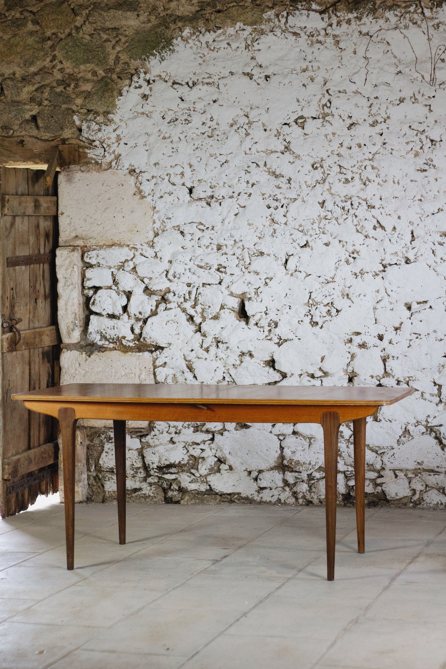 Table à manger scandinave vintage en teck, 1960