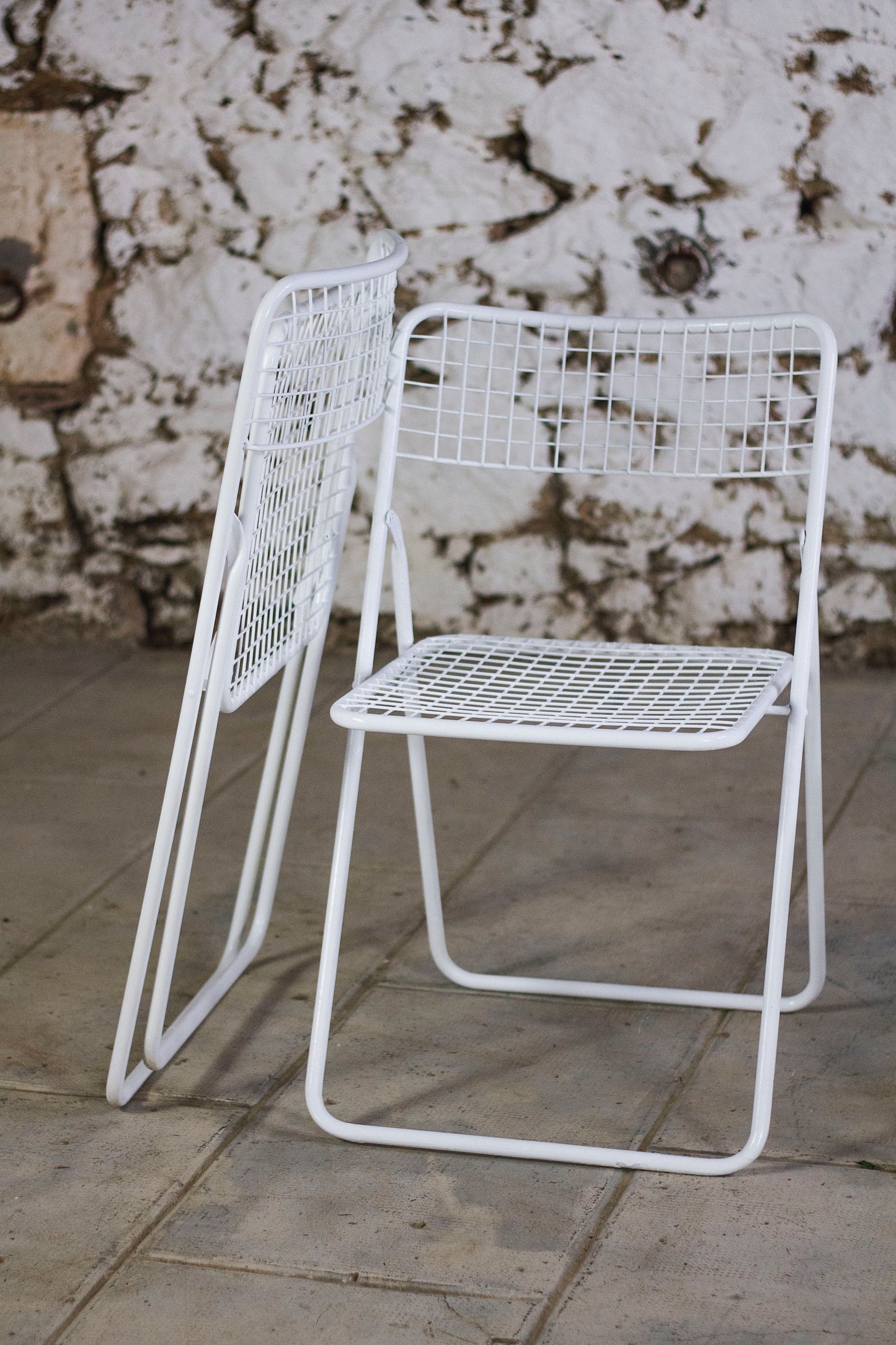 4 chaises pliantes "Ted net" par Niels Gammelgaard pour IKEA