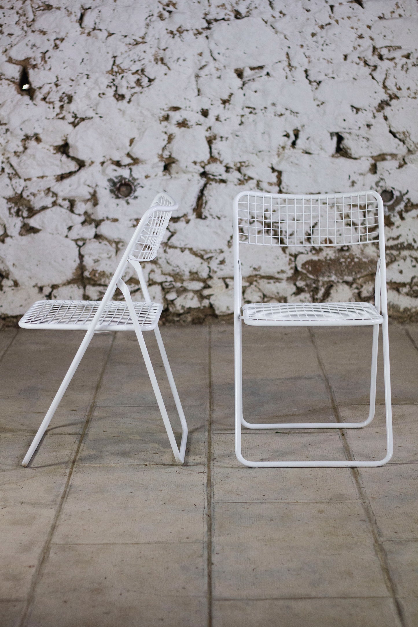 4 chaises pliantes "Ted net" par Niels Gammelgaard pour IKEA