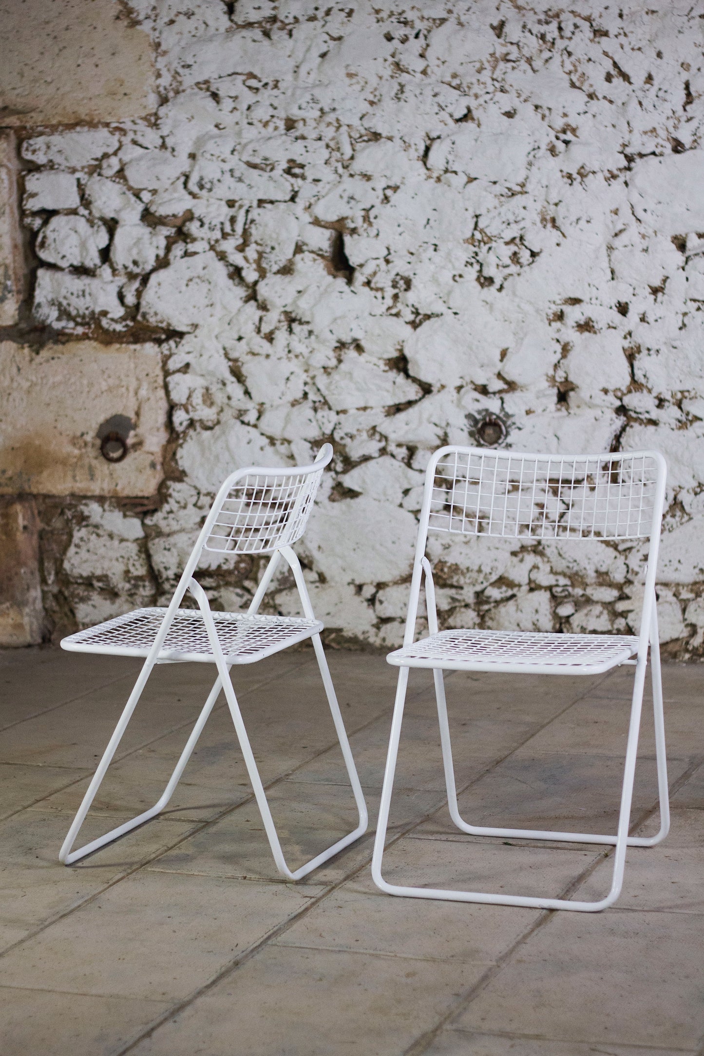 4 chaises pliantes "Ted net" par Niels Gammelgaard pour IKEA