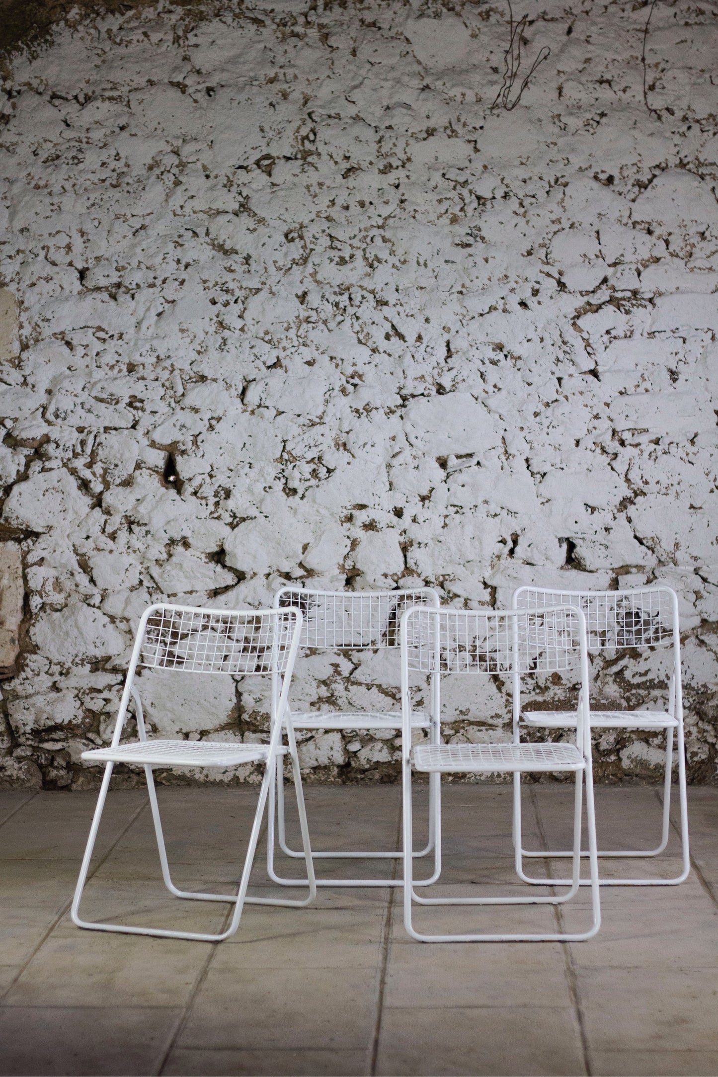4 chaises pliantes "Ted net" par Niels Gammelgaard pour IKEA