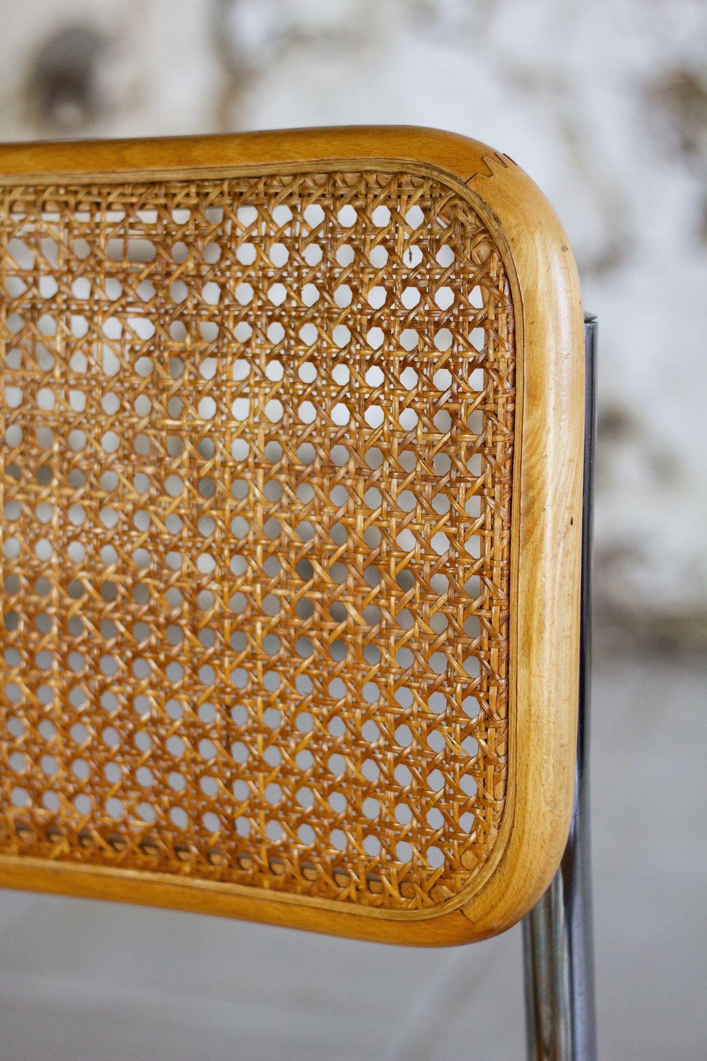 Lot de 4 chaises Cesca B32 par Marcel Breuer