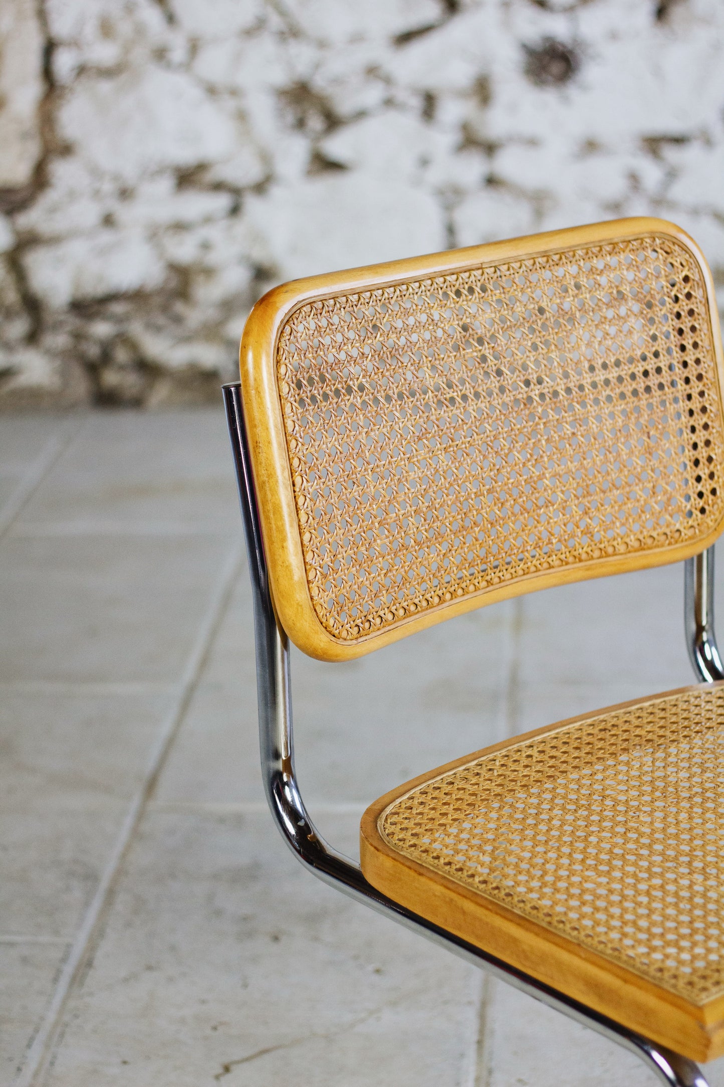 Lot de 4 chaises Cesca B32 par Marcel Breuer